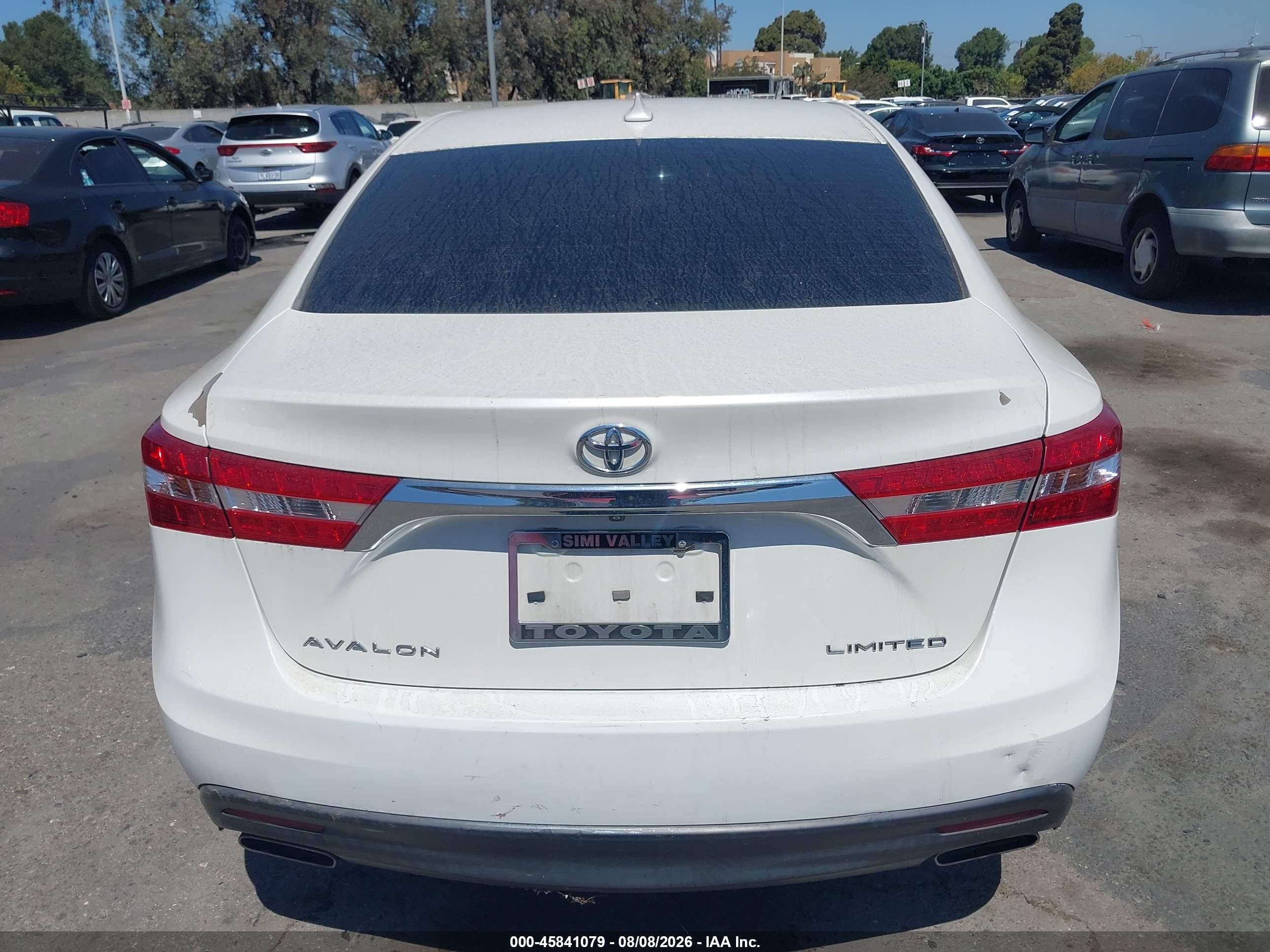 2014 Toyota Avalon Limited Yellow vin: 4T1BK1EB6EU095386