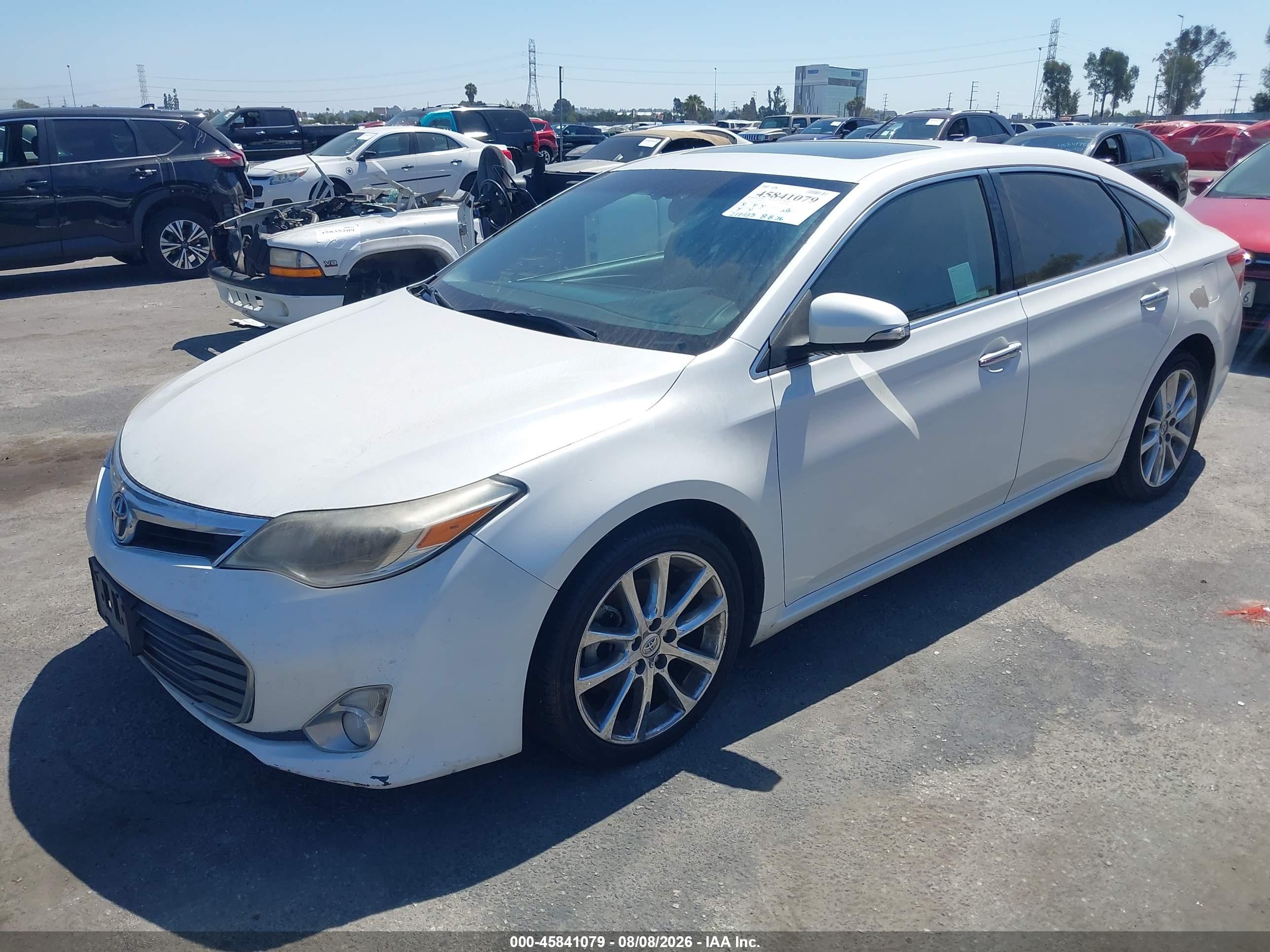 2014 Toyota Avalon Limited Yellow vin: 4T1BK1EB6EU095386
