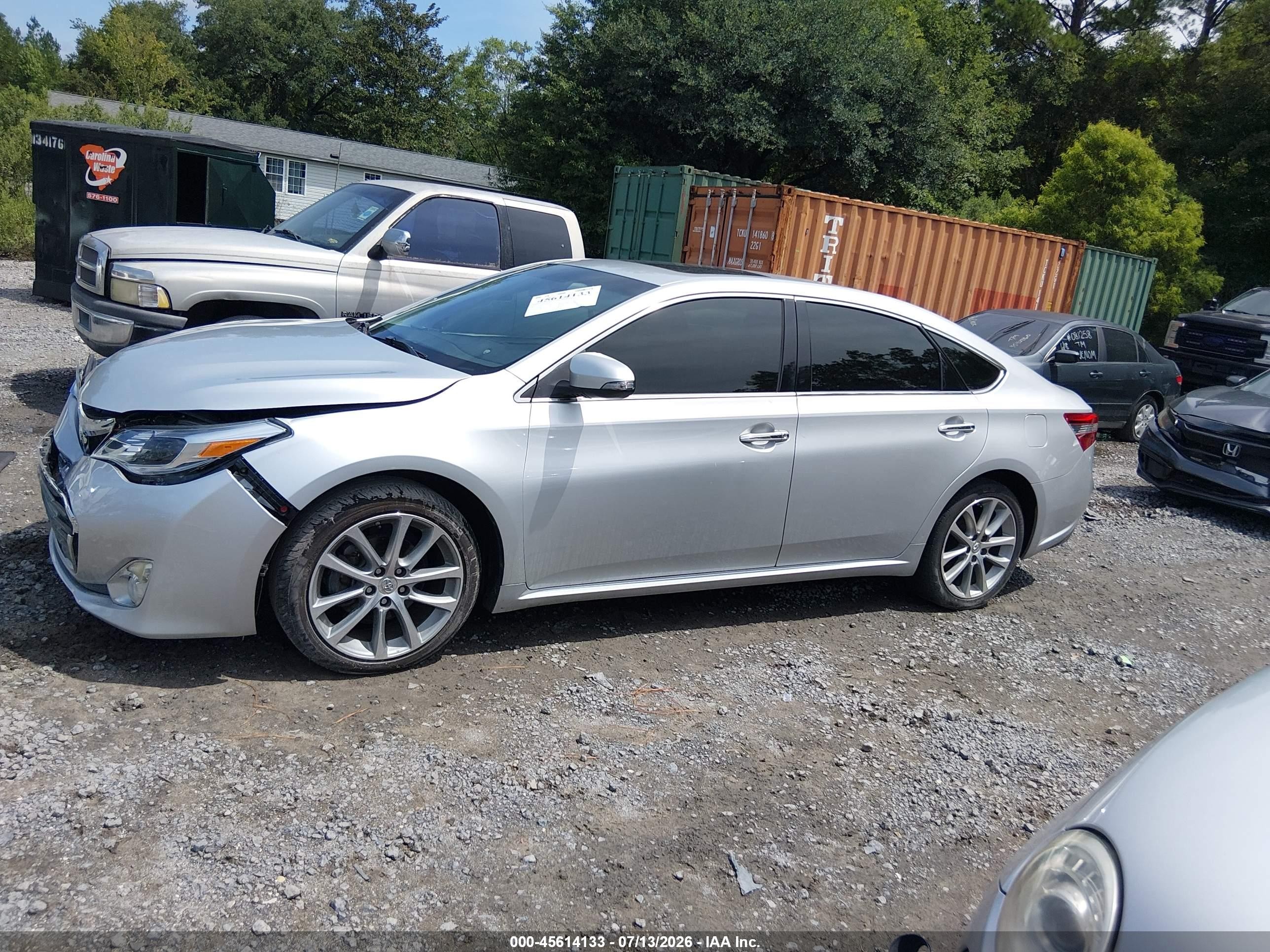 2014 Toyota Avalon Xle Touring Silver vin: 4T1BK1EB6EU104135