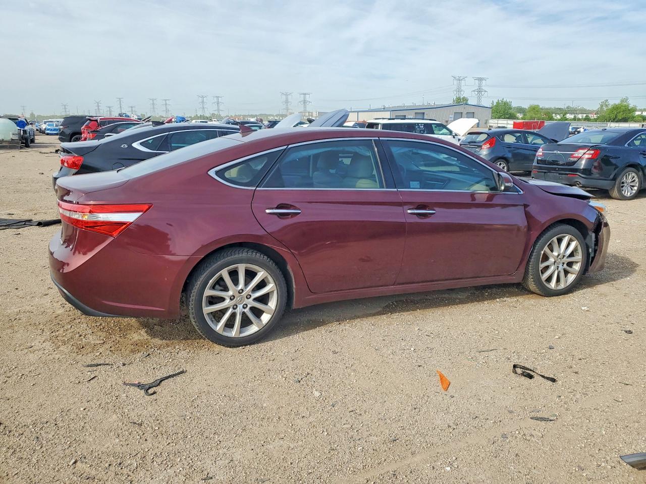 2014 Toyota Avalon Limited Maroon vin: 4T1BK1EB6EU120724