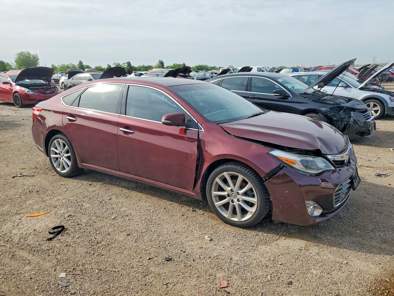 2014 Toyota Avalon Limited Maroon vin: 4T1BK1EB6EU120724