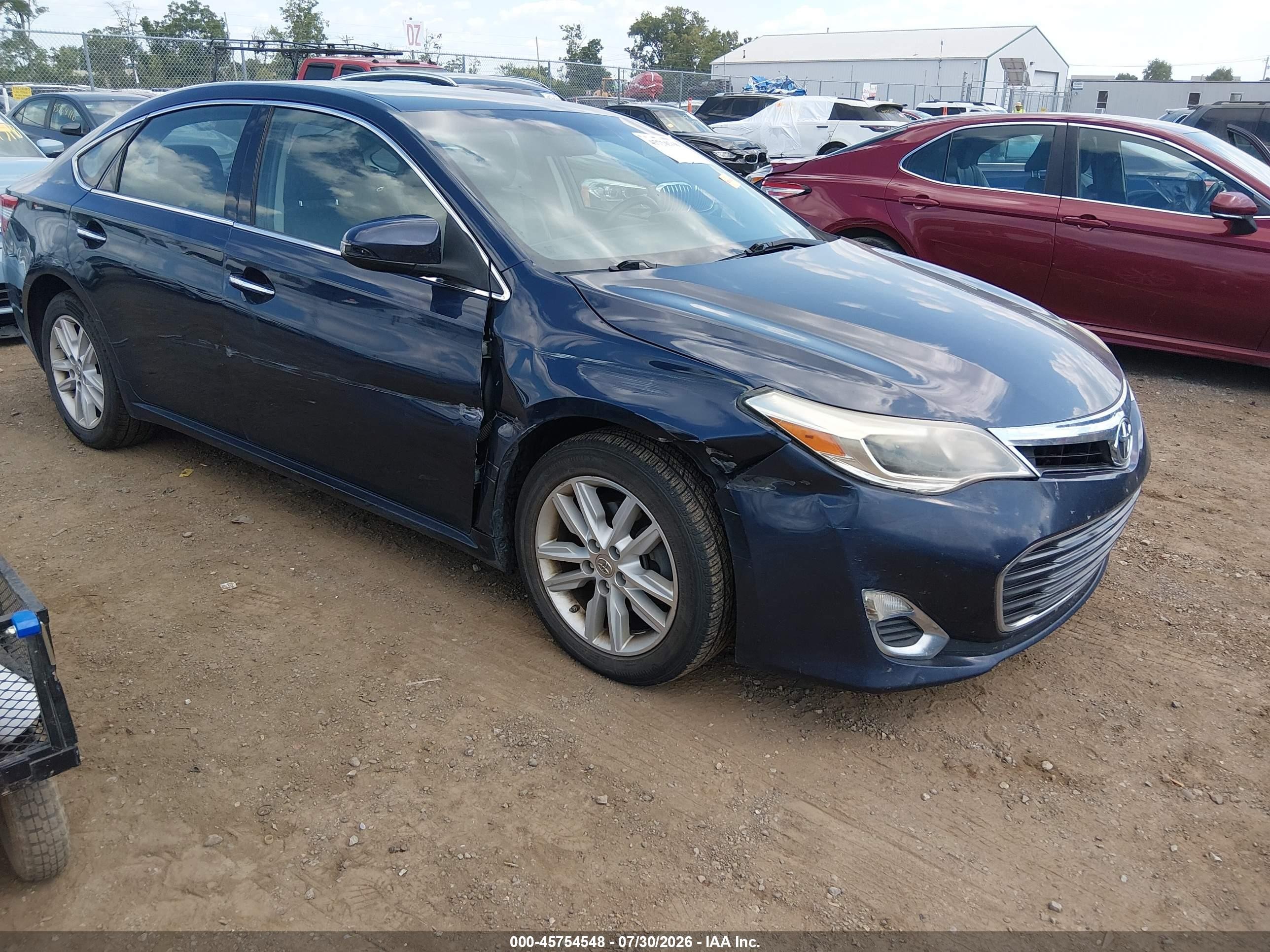 2014 Toyota Avalon Xle Blue vin: 4T1BK1EB6EU121663