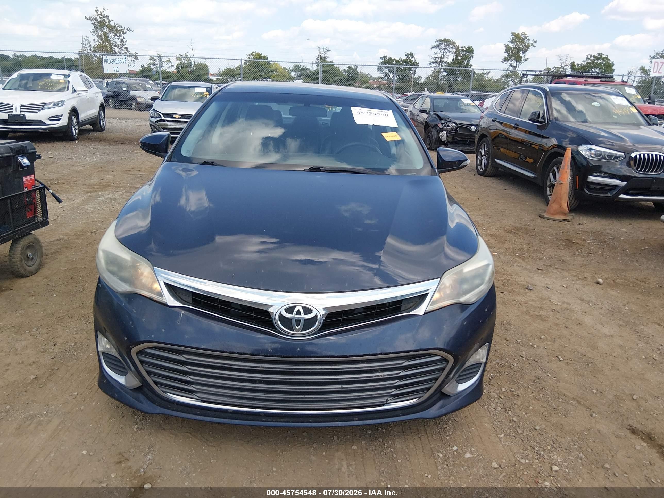 2014 Toyota Avalon Xle Blue vin: 4T1BK1EB6EU121663