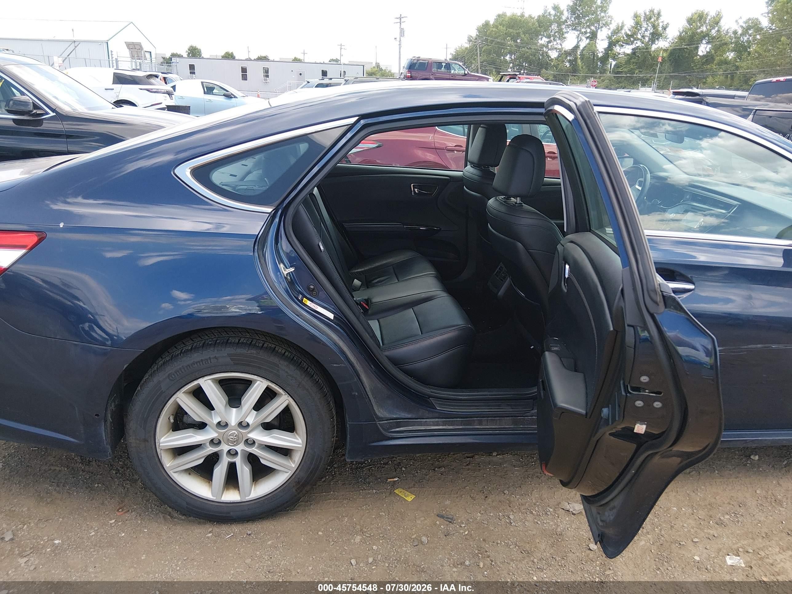 2014 Toyota Avalon Xle Blue vin: 4T1BK1EB6EU121663
