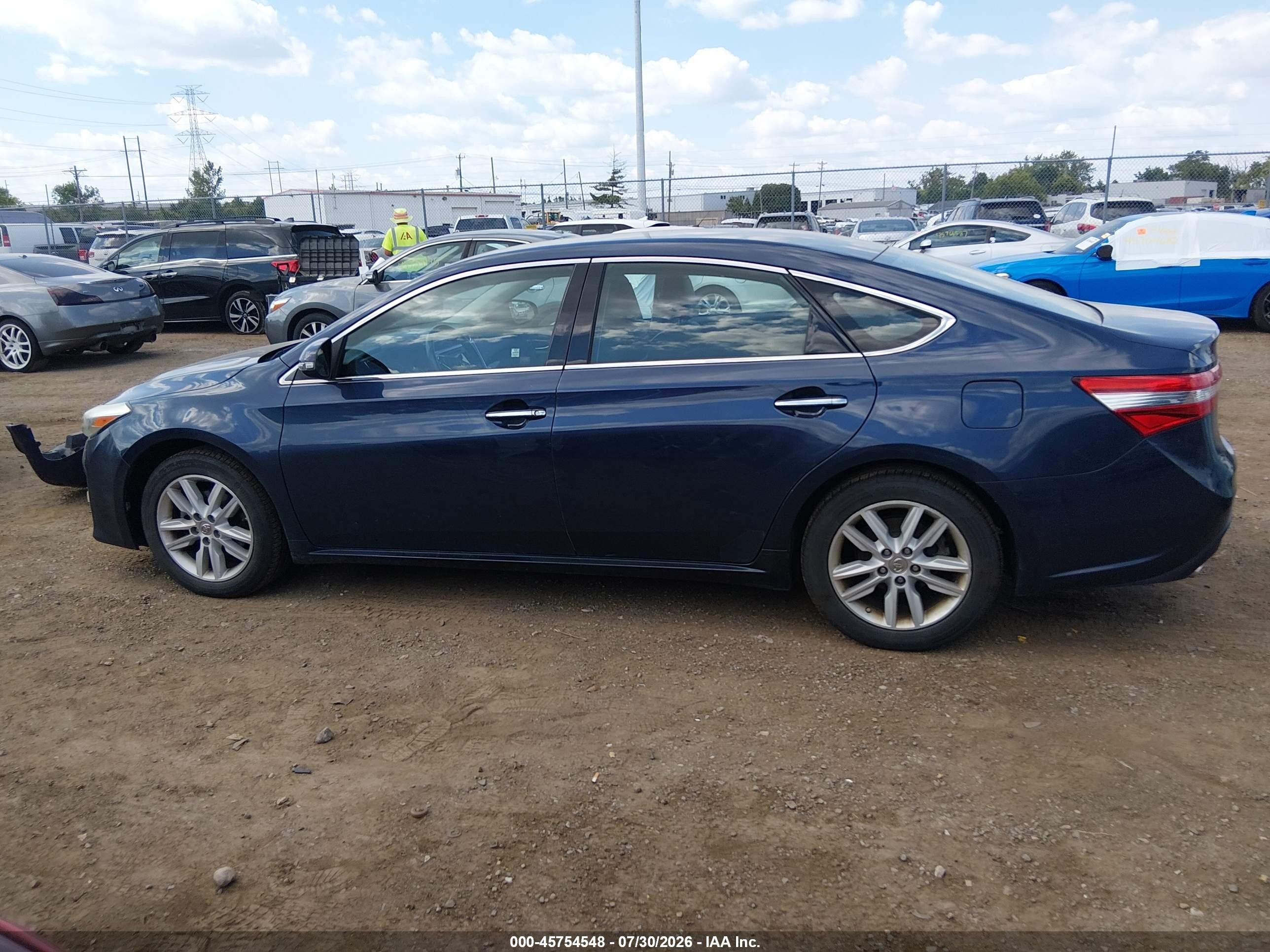 2014 Toyota Avalon Xle Blue vin: 4T1BK1EB6EU121663
