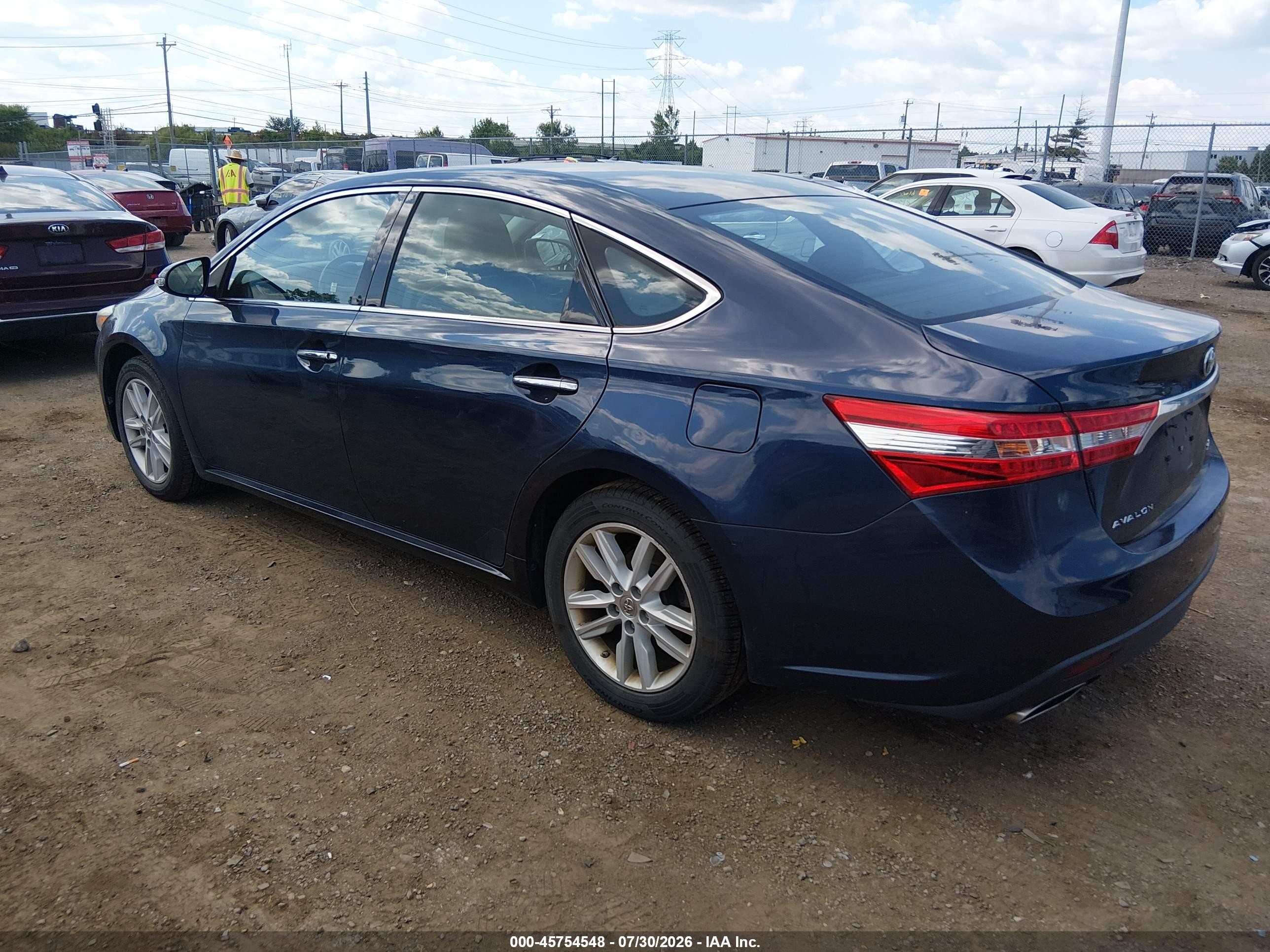 2014 Toyota Avalon Xle Blue vin: 4T1BK1EB6EU121663