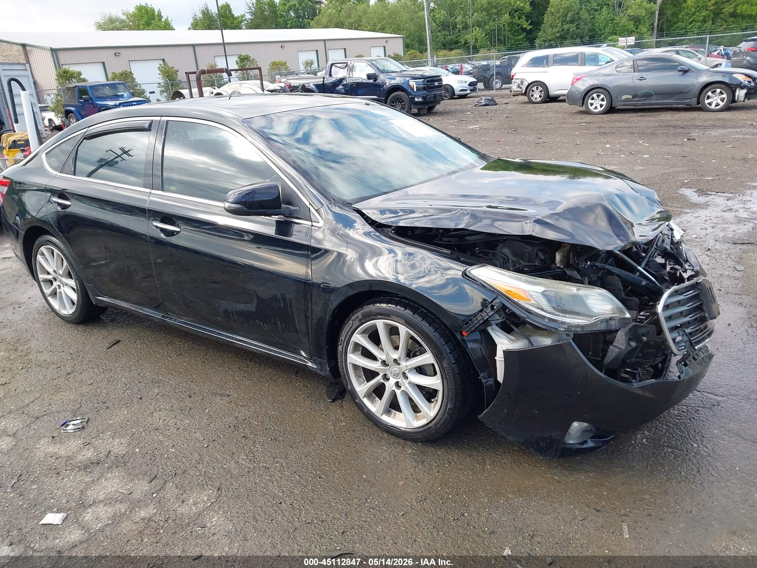 2014 Toyota Avalon Limited Black vin: 4T1BK1EB6EU129794