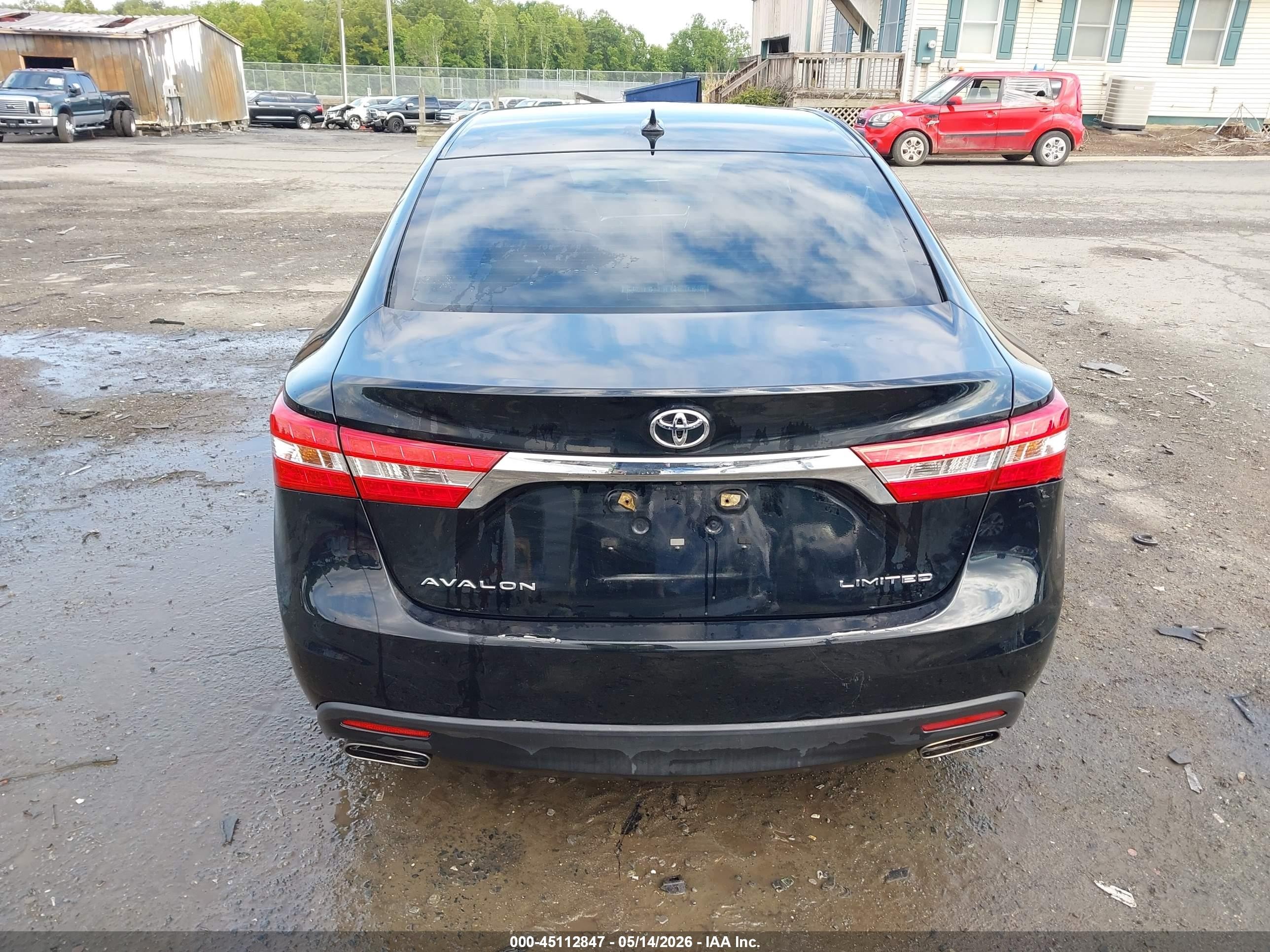 2014 Toyota Avalon Limited Black vin: 4T1BK1EB6EU129794