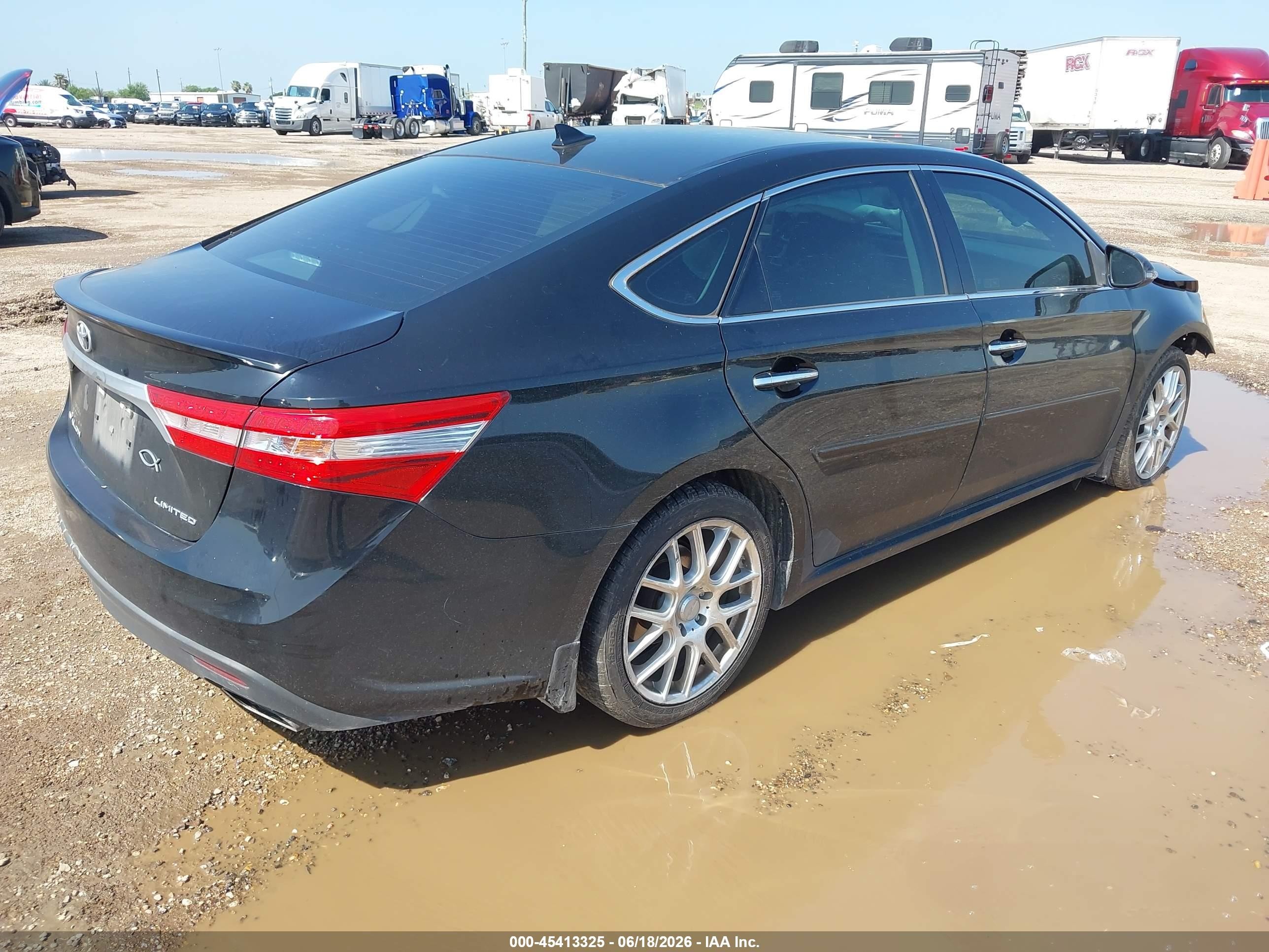 2014 Toyota Avalon Limited Black vin: 4T1BK1EB6EU134462