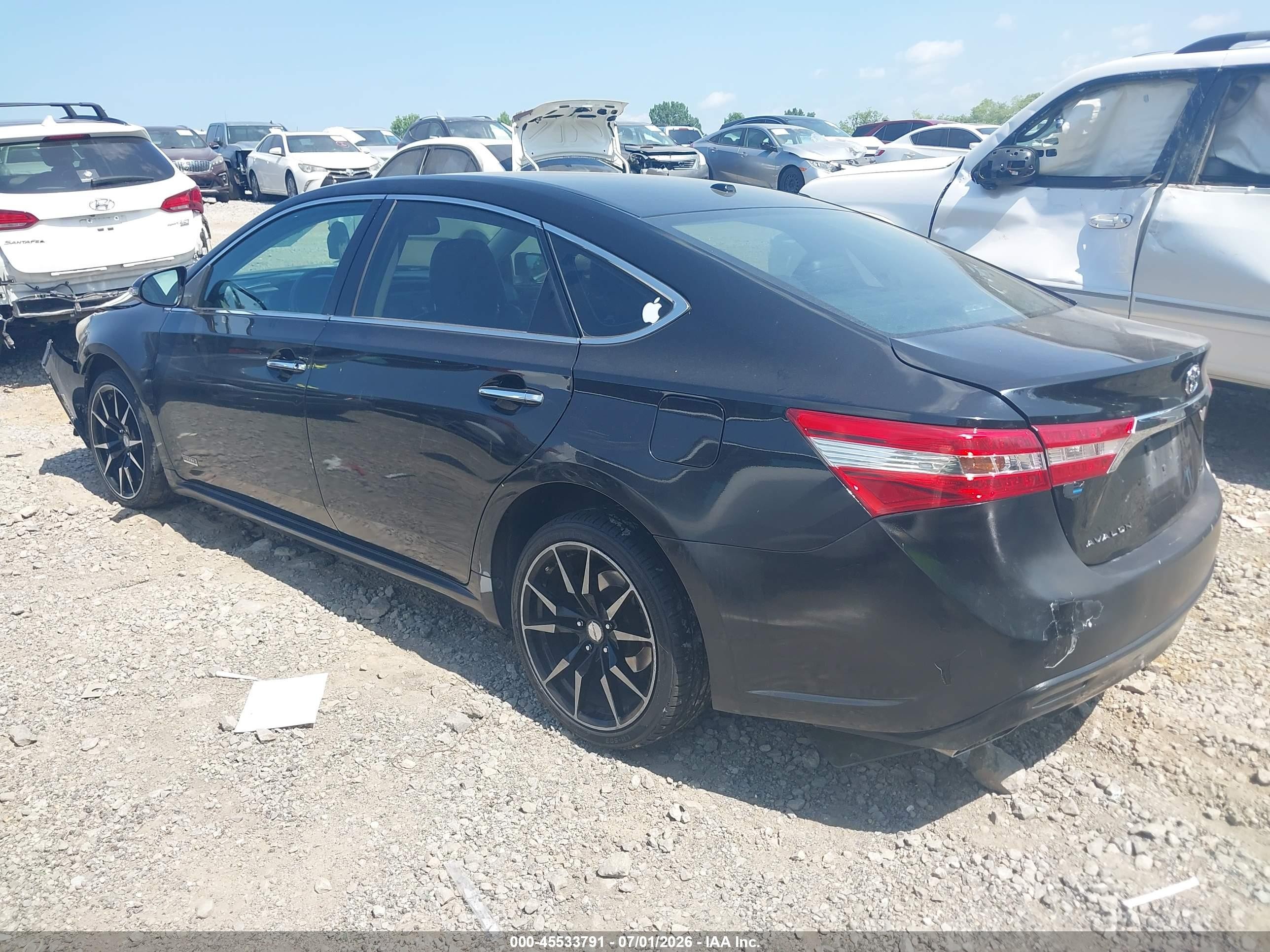 2015 Toyota Avalon Xle Touring Se Черный vin: 4T1BK1EB6FU137802