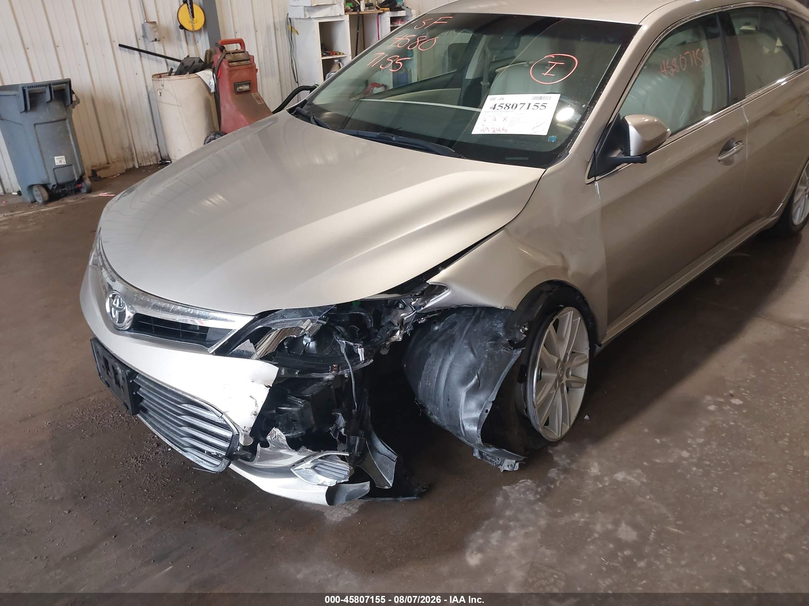 2015 Toyota Avalon Xle Beige vin: 4T1BK1EB6FU144359