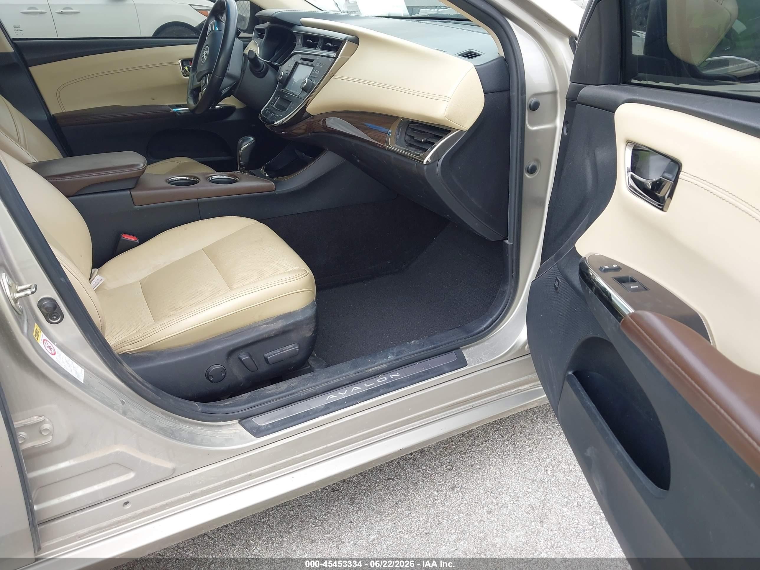 2015 Toyota Avalon Limited Коричневый vin: 4T1BK1EB6FU161758