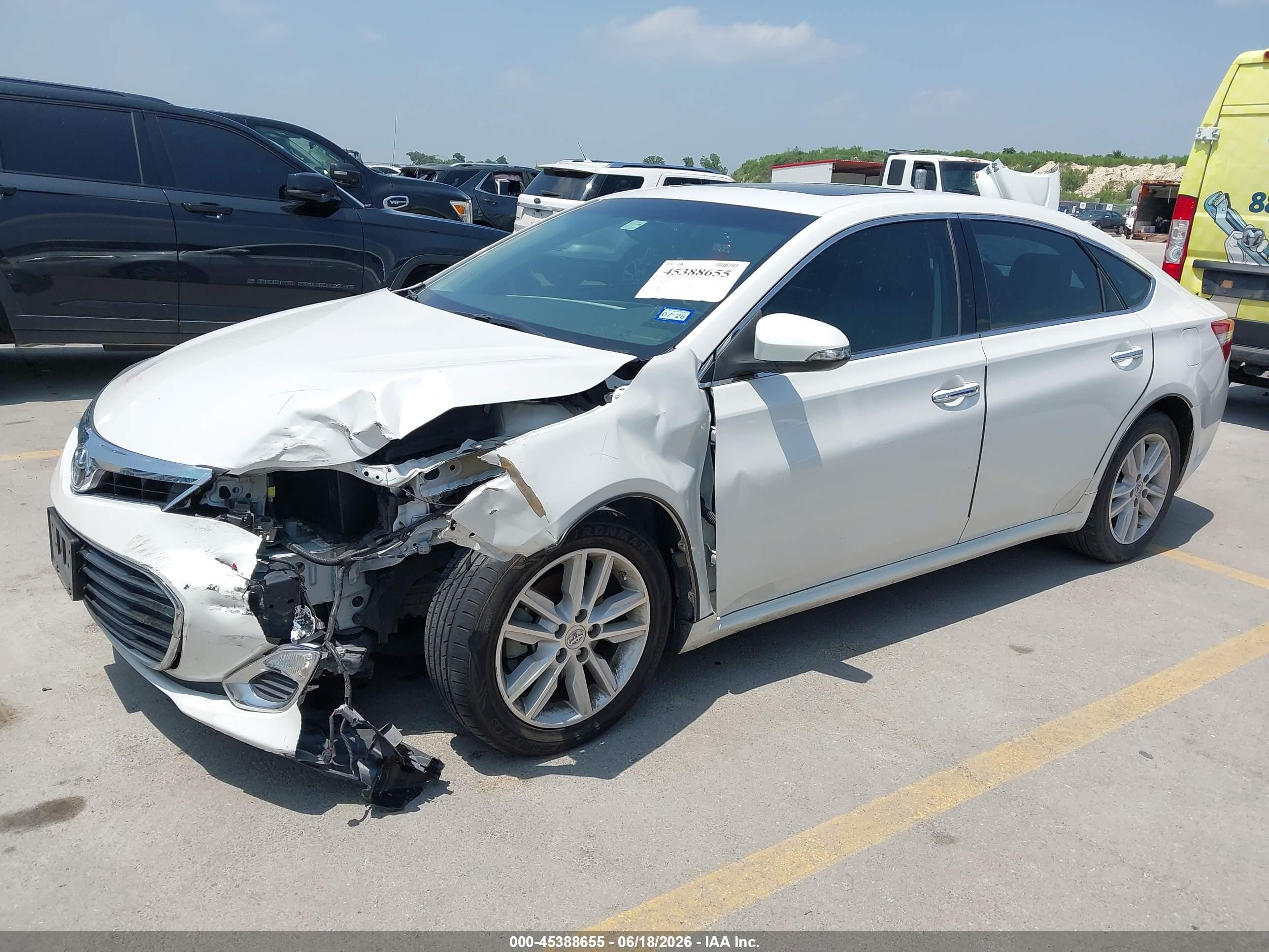 2015 Toyota Avalon Xle Premium White vin: 4T1BK1EB6FU180889