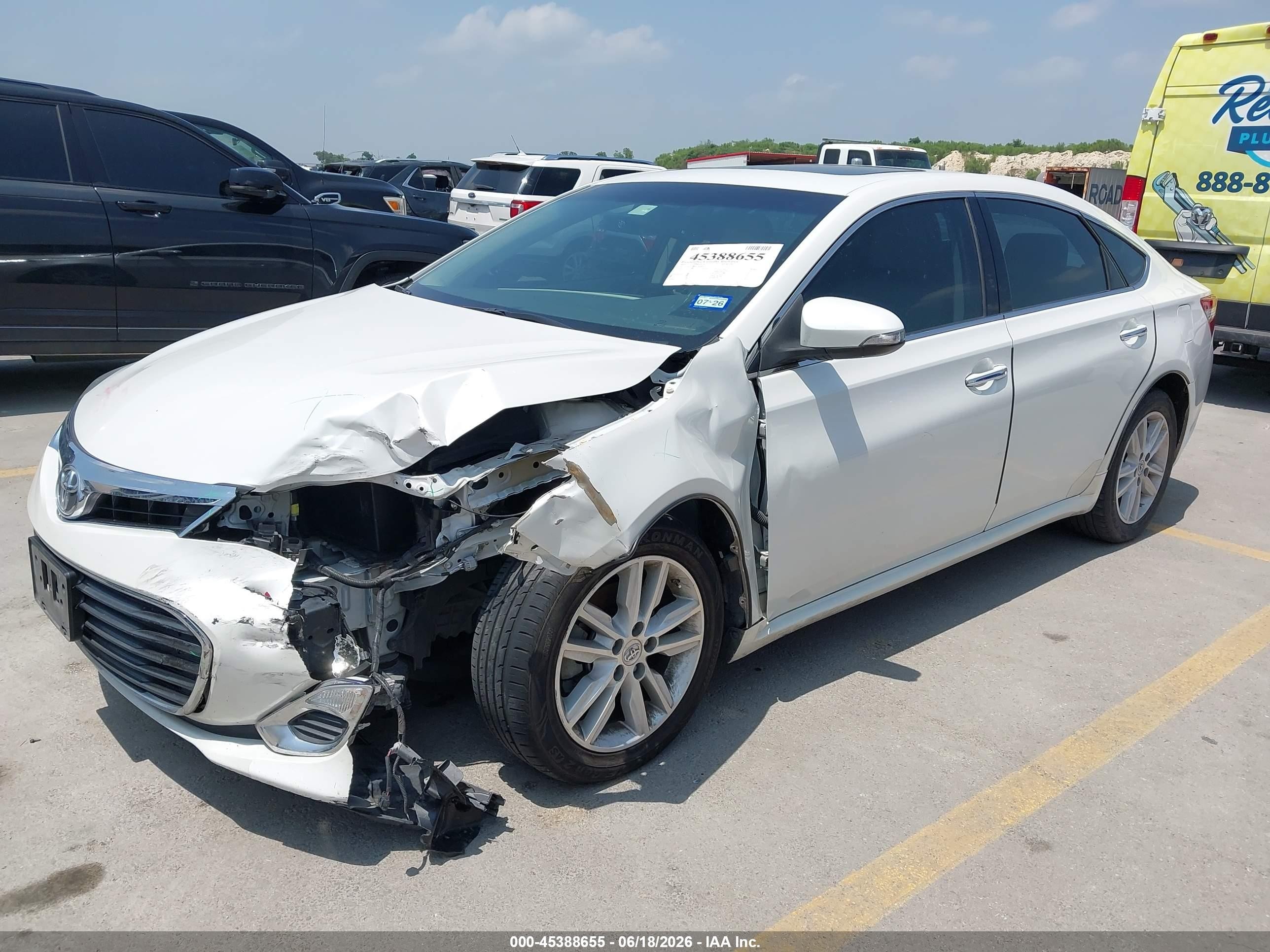 2015 Toyota Avalon Xle Premium White vin: 4T1BK1EB6FU180889