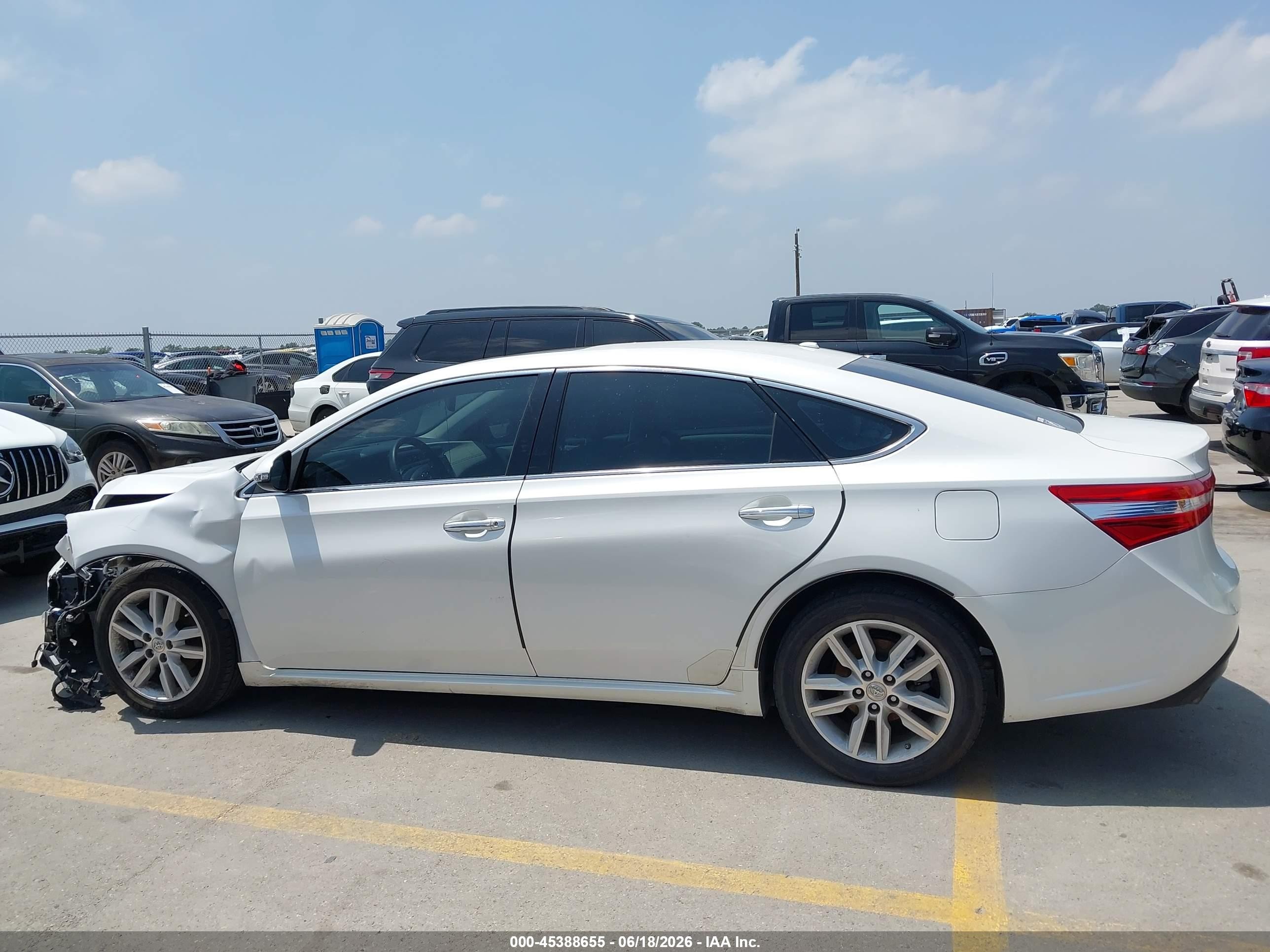 2015 Toyota Avalon Xle Premium White vin: 4T1BK1EB6FU180889
