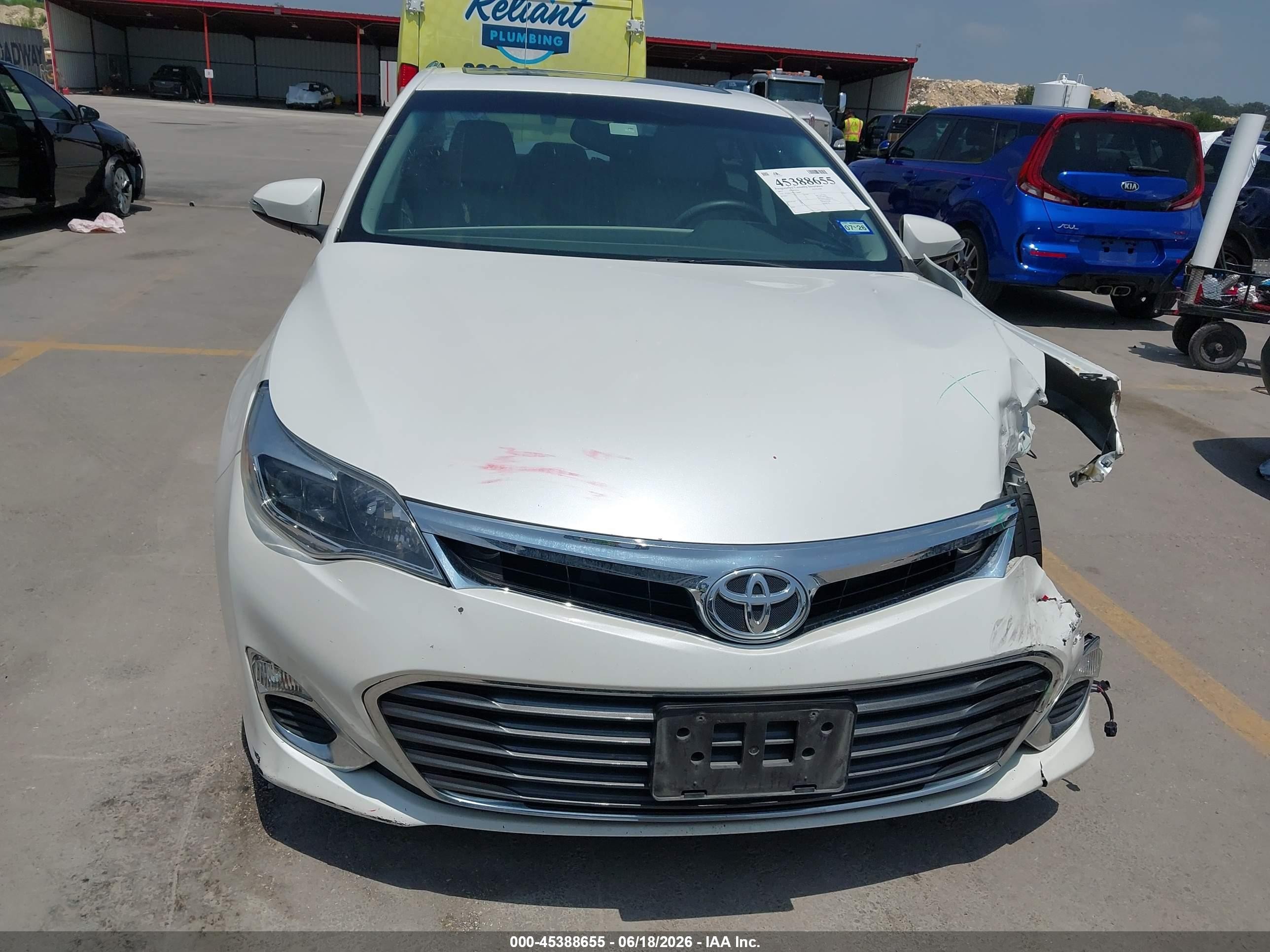 2015 Toyota Avalon Xle Premium White vin: 4T1BK1EB6FU180889