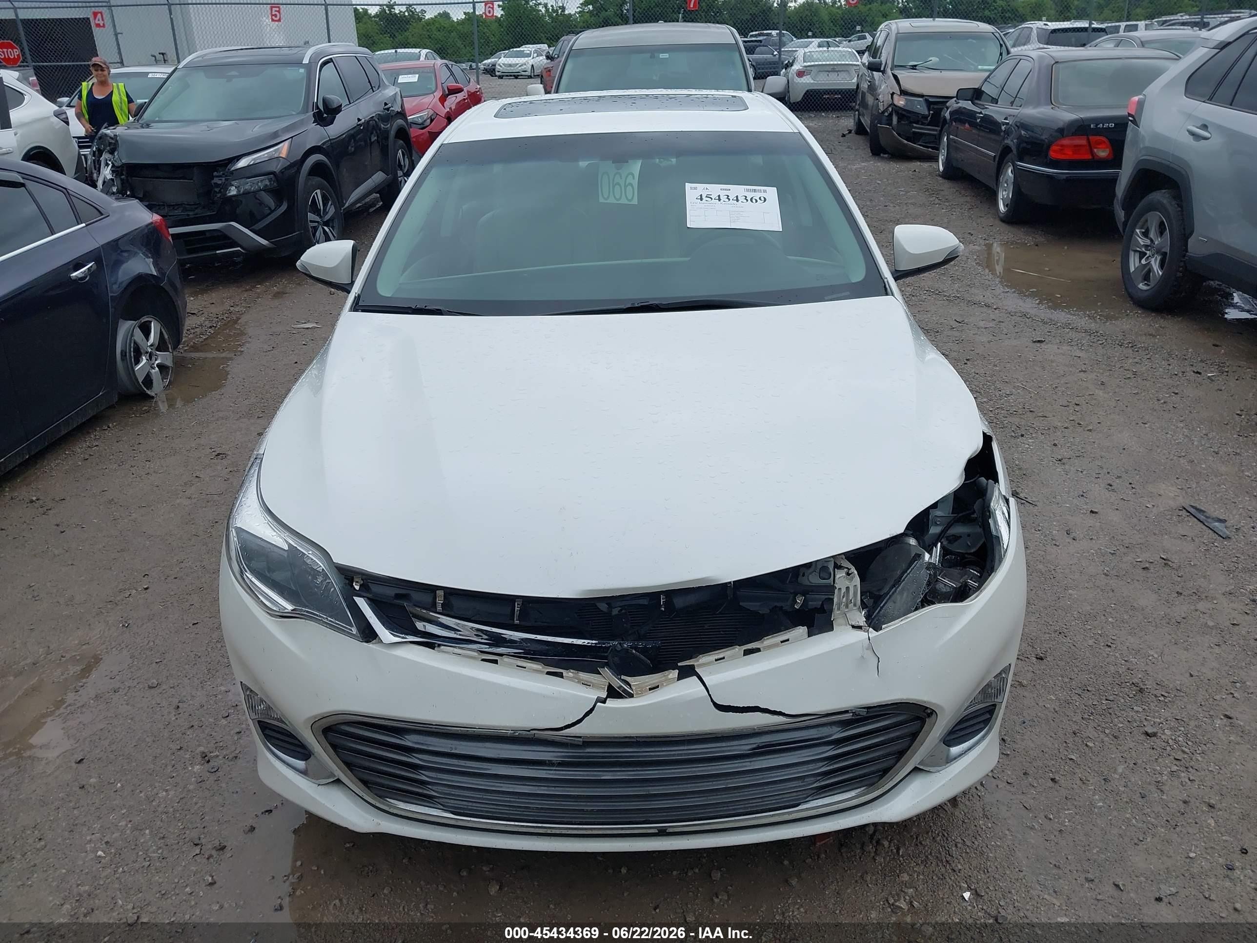 2015 Toyota Avalon Xle Premium White vin: 4T1BK1EB6FU188362