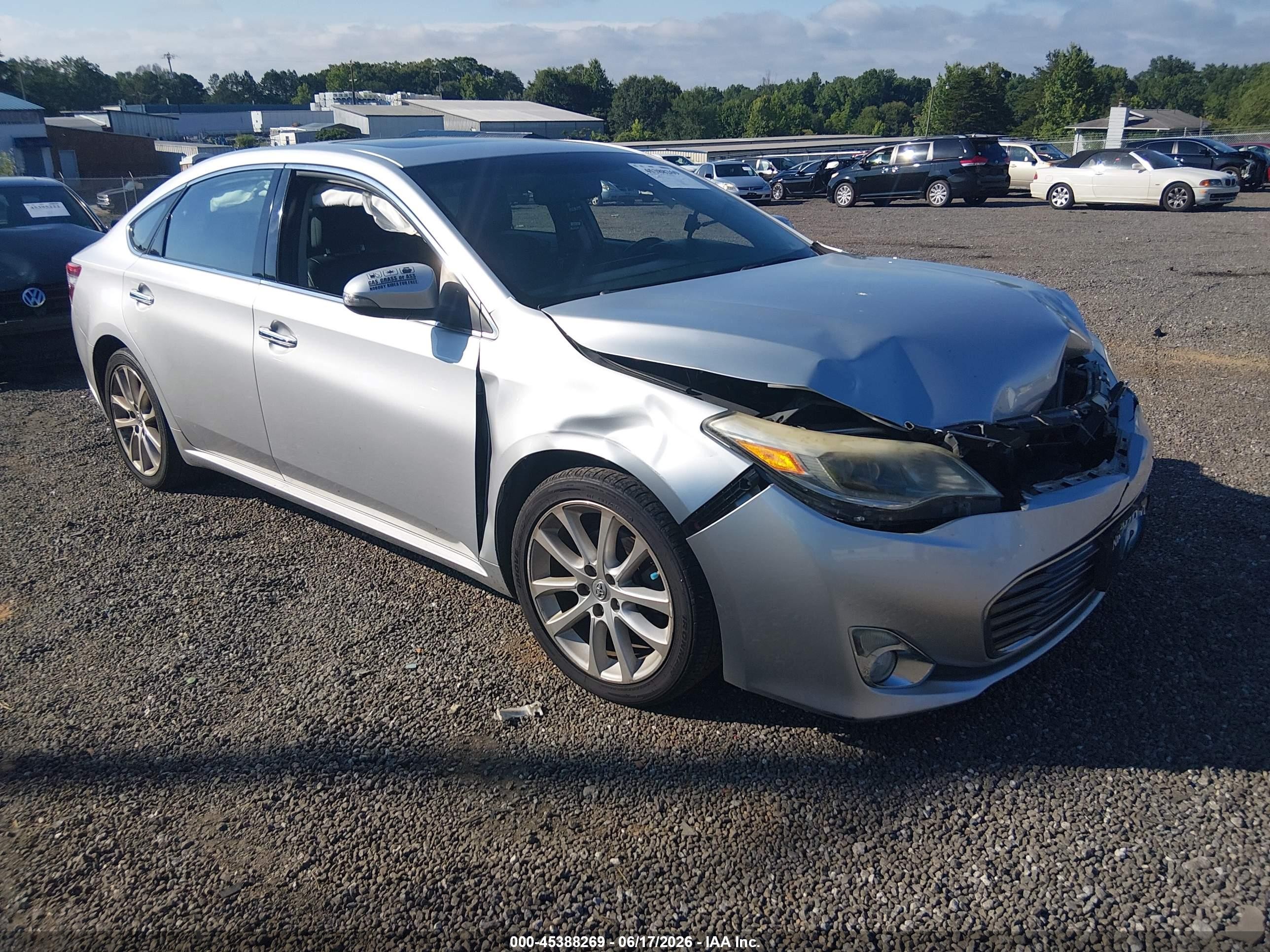 2013 Toyota Avalon Limited Silver vin: 4T1BK1EB7DU015849