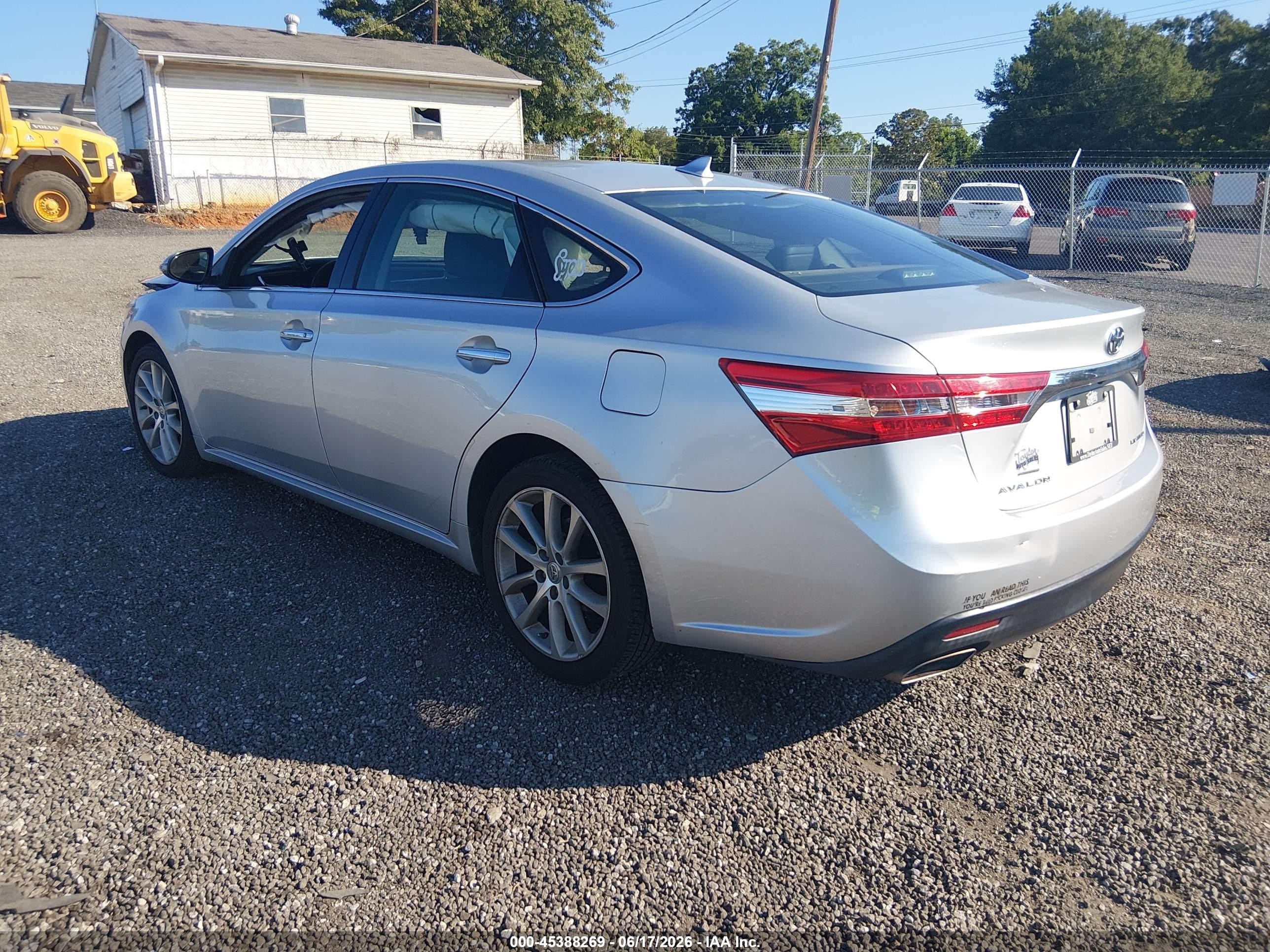 2013 Toyota Avalon Limited Silver vin: 4T1BK1EB7DU015849