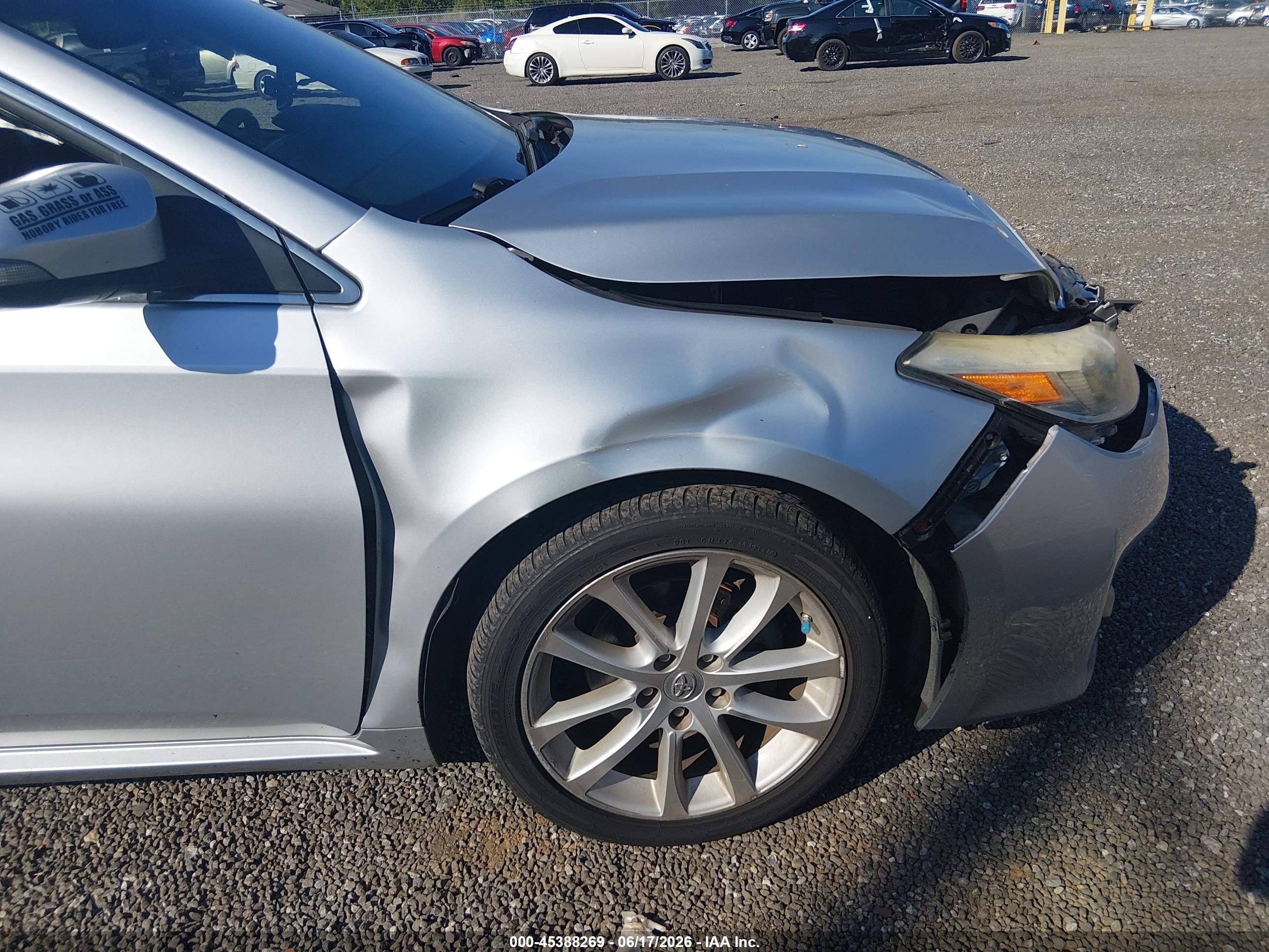 2013 Toyota Avalon Limited Silver vin: 4T1BK1EB7DU015849