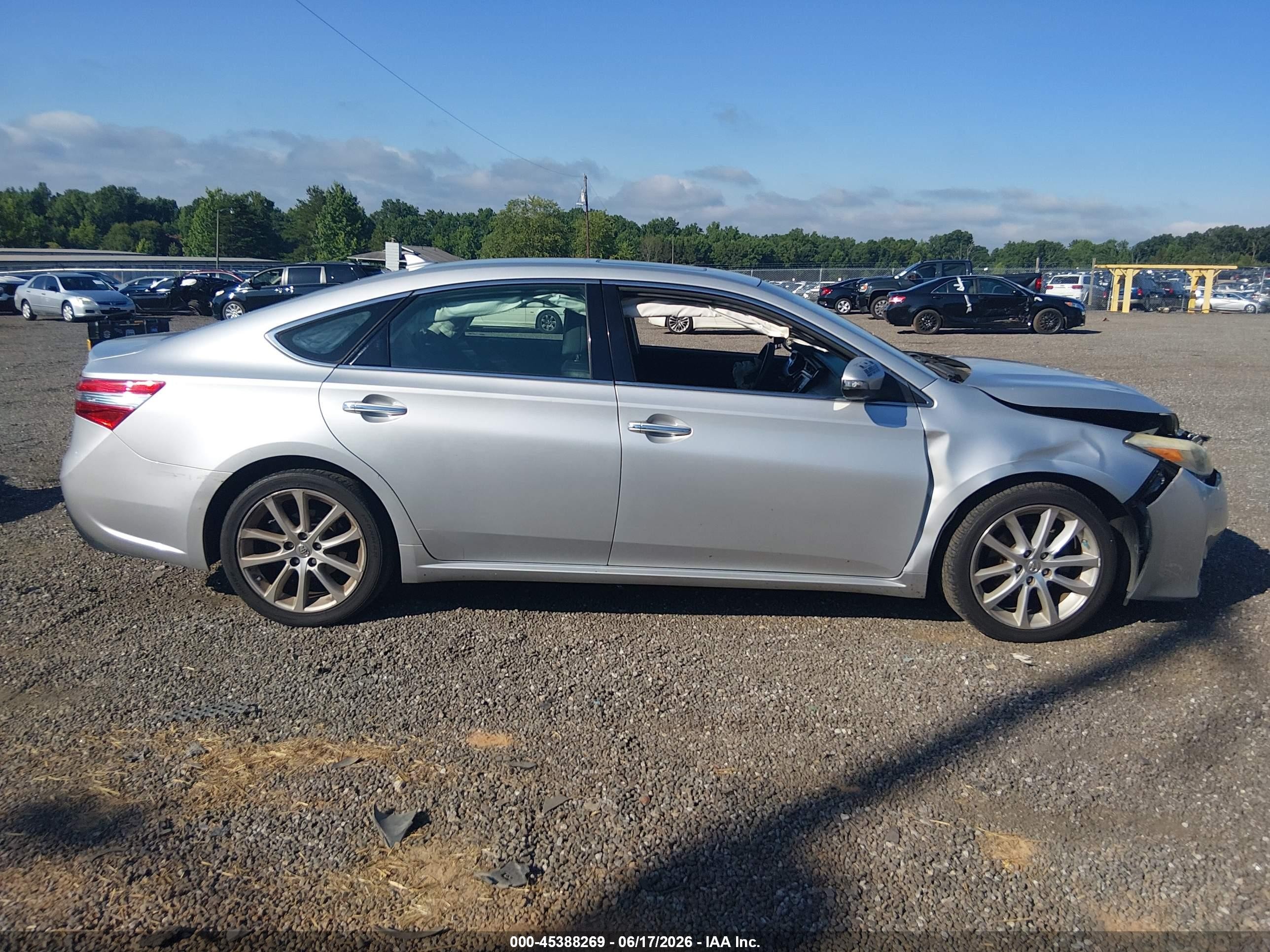 2013 Toyota Avalon Limited Silver vin: 4T1BK1EB7DU015849