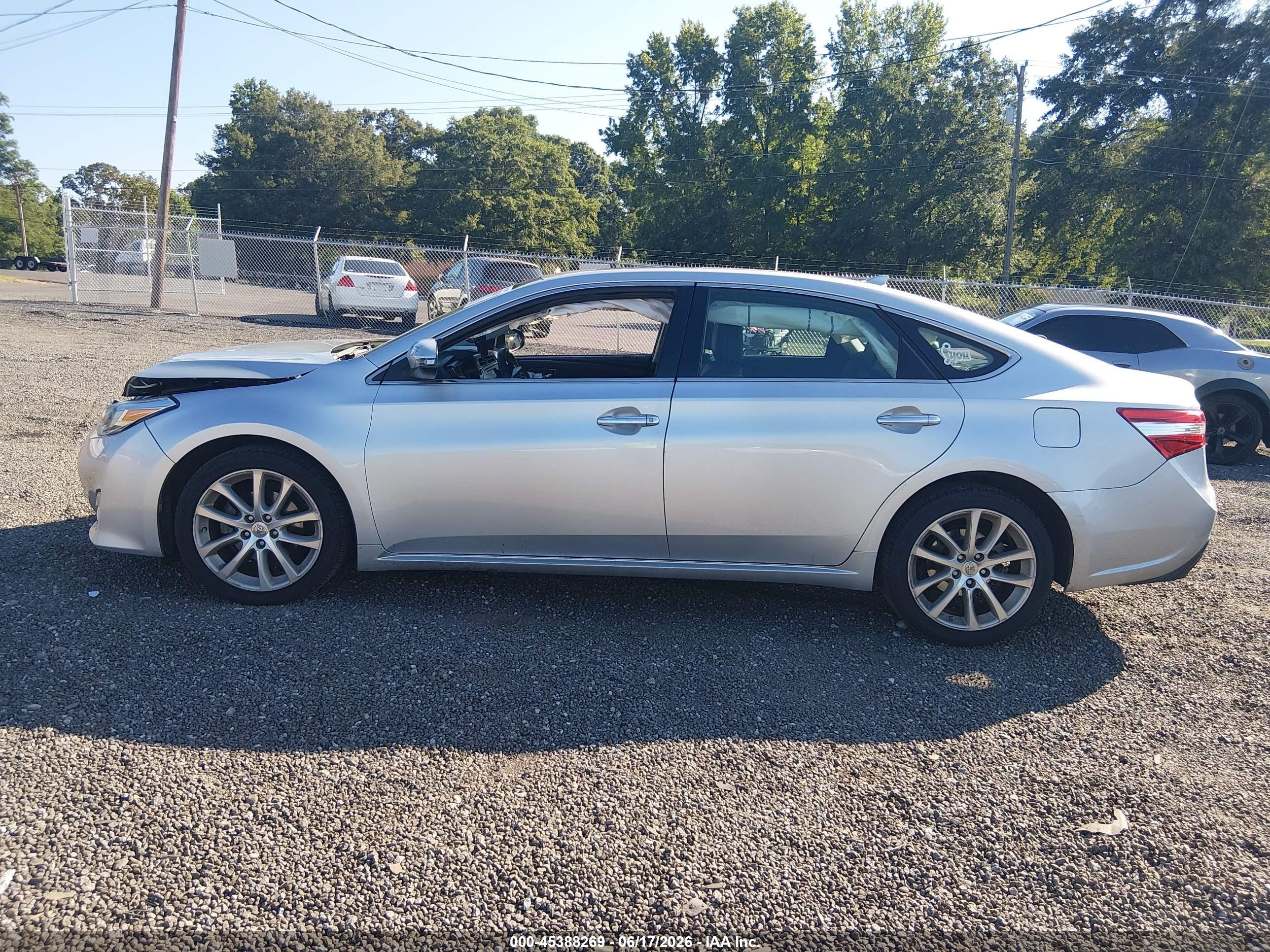 2013 Toyota Avalon Limited Silver vin: 4T1BK1EB7DU015849