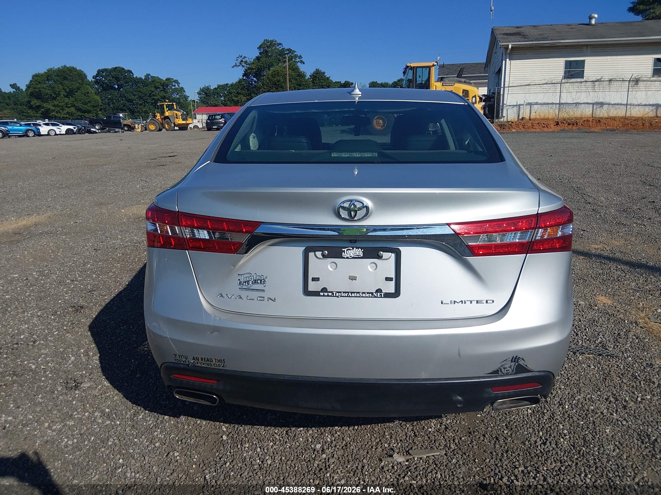 2013 Toyota Avalon Limited Silver vin: 4T1BK1EB7DU015849