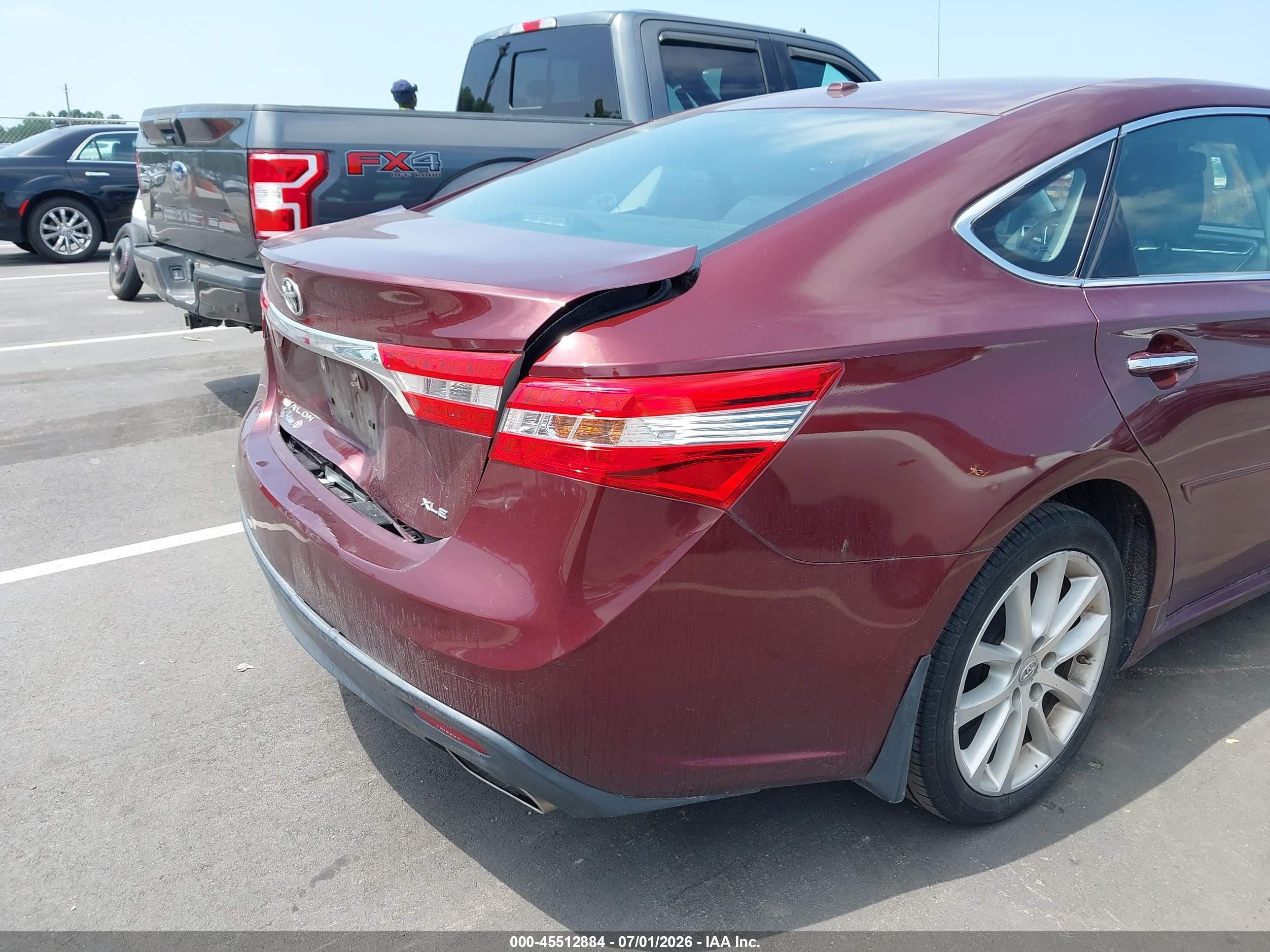 2013 Toyota Avalon Xle Touring Burgundy vin: 4T1BK1EB7DU020520