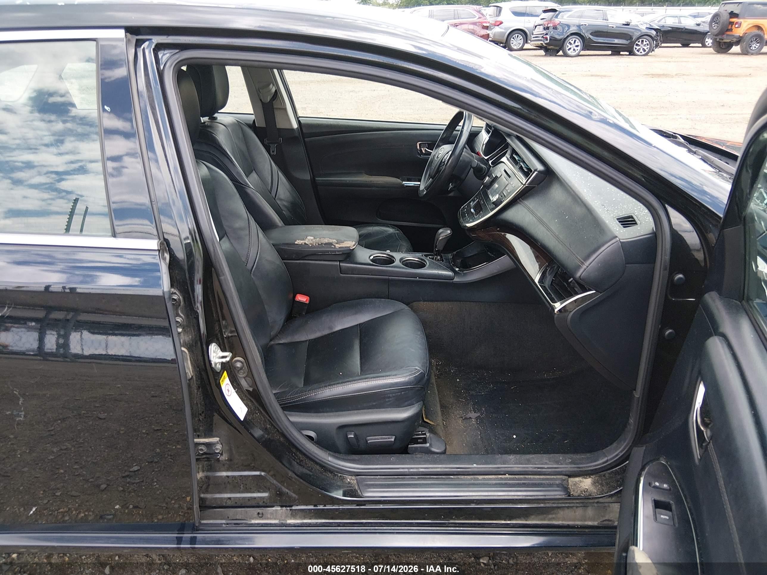 2013 Toyota Avalon Xle Black vin: 4T1BK1EB7DU025877
