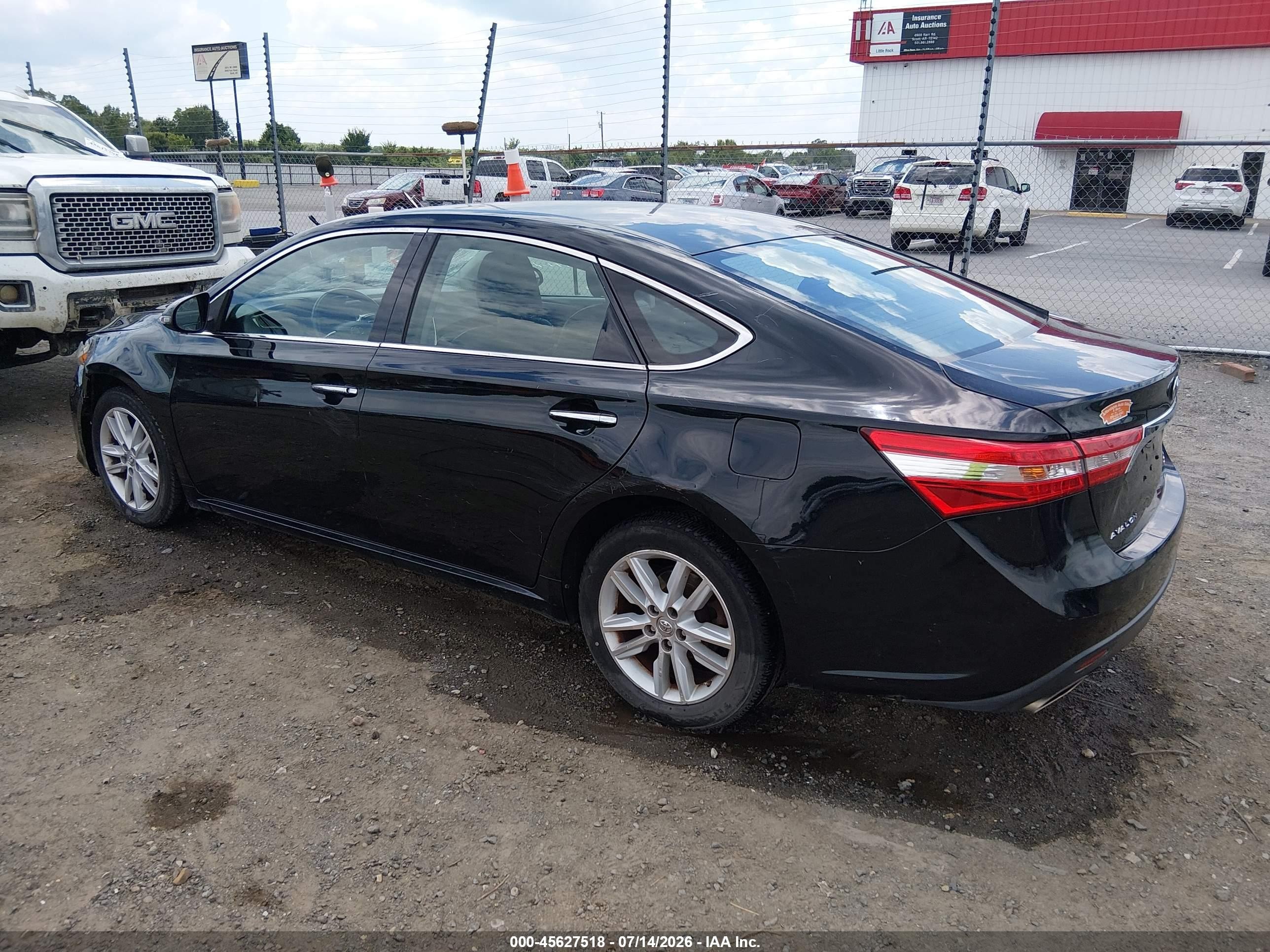 2013 Toyota Avalon Xle Black vin: 4T1BK1EB7DU025877