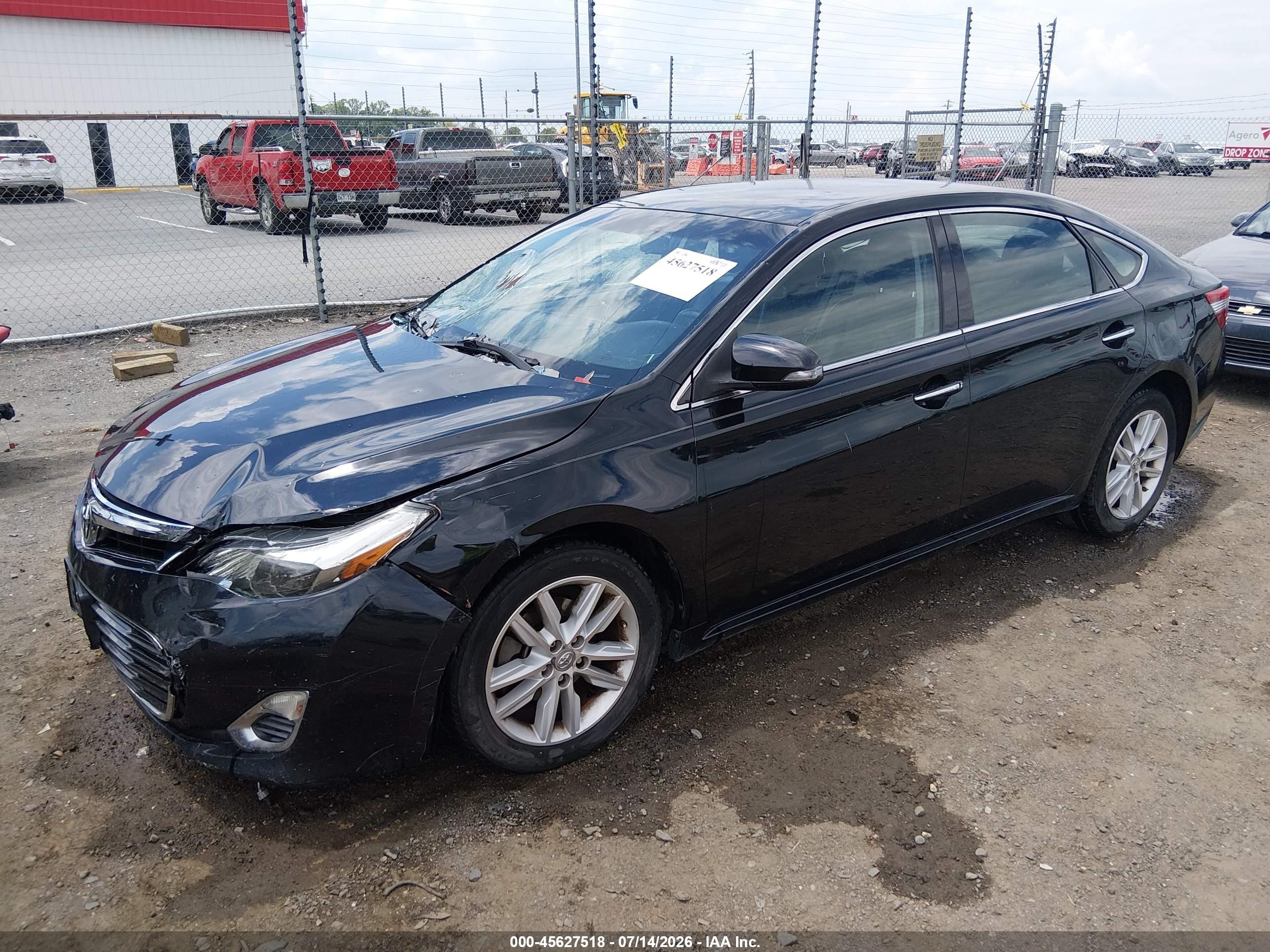 2013 Toyota Avalon Xle Black vin: 4T1BK1EB7DU025877