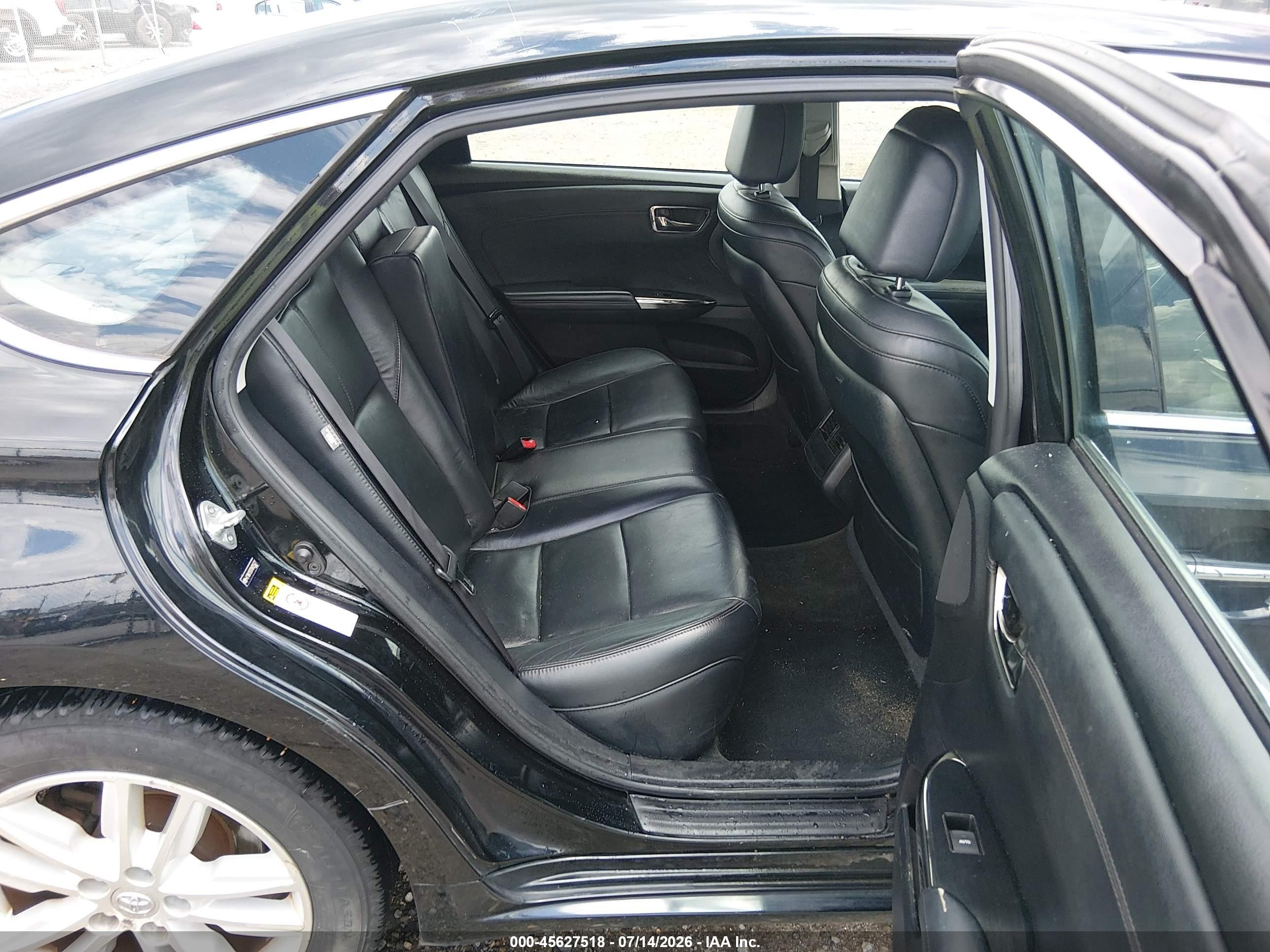 2013 Toyota Avalon Xle Black vin: 4T1BK1EB7DU025877