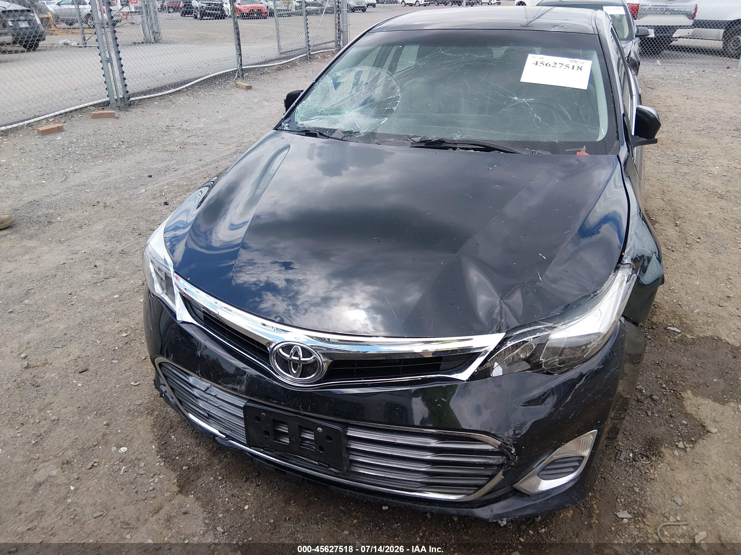 2013 Toyota Avalon Xle Black vin: 4T1BK1EB7DU025877