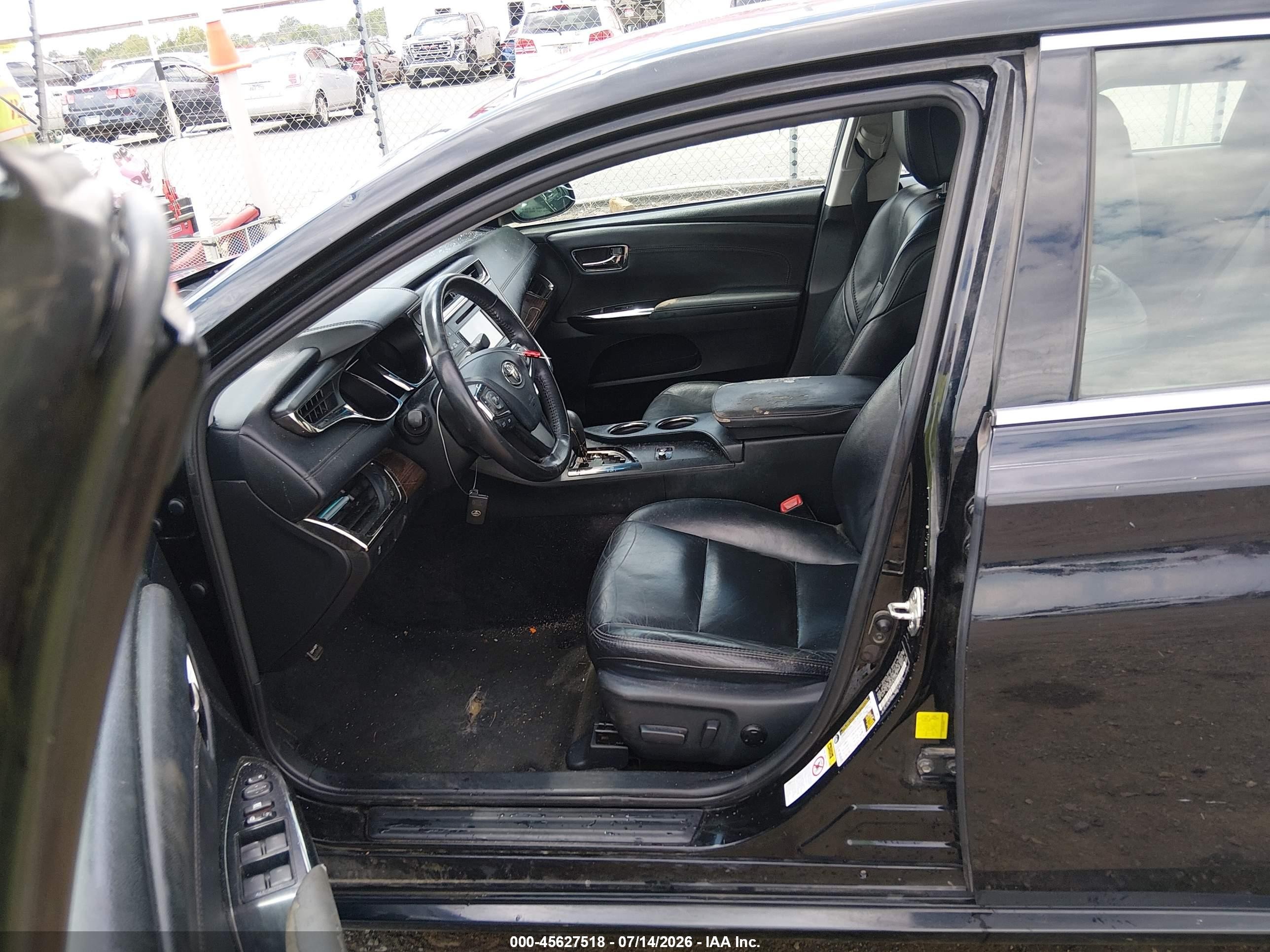 2013 Toyota Avalon Xle Black vin: 4T1BK1EB7DU025877