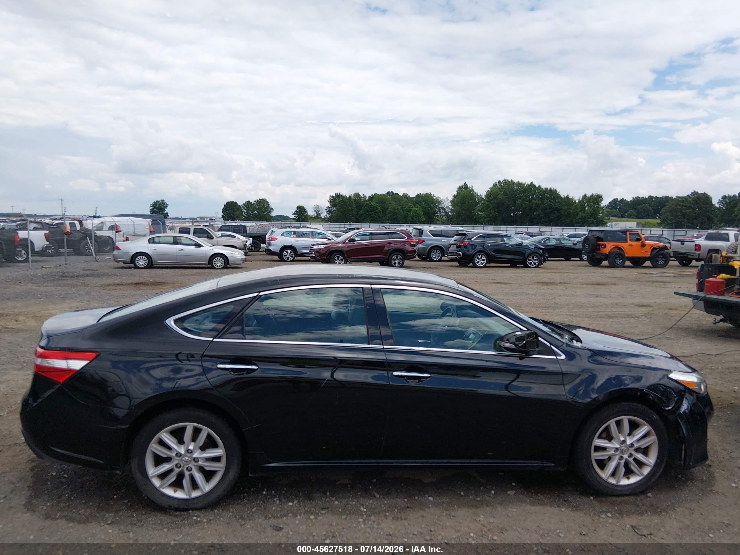 2013 Toyota Avalon Xle Black vin: 4T1BK1EB7DU025877