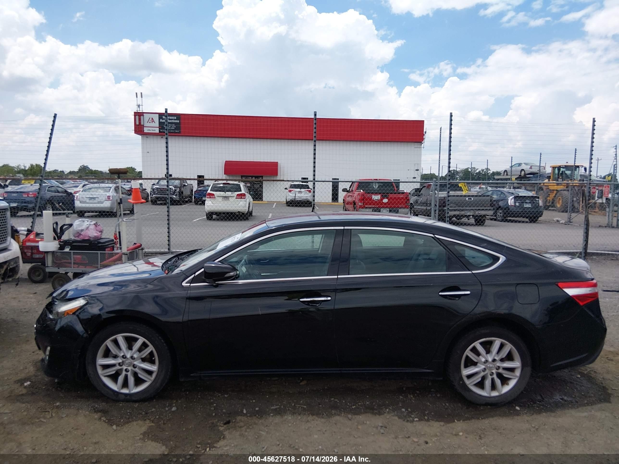2013 Toyota Avalon Xle Black vin: 4T1BK1EB7DU025877