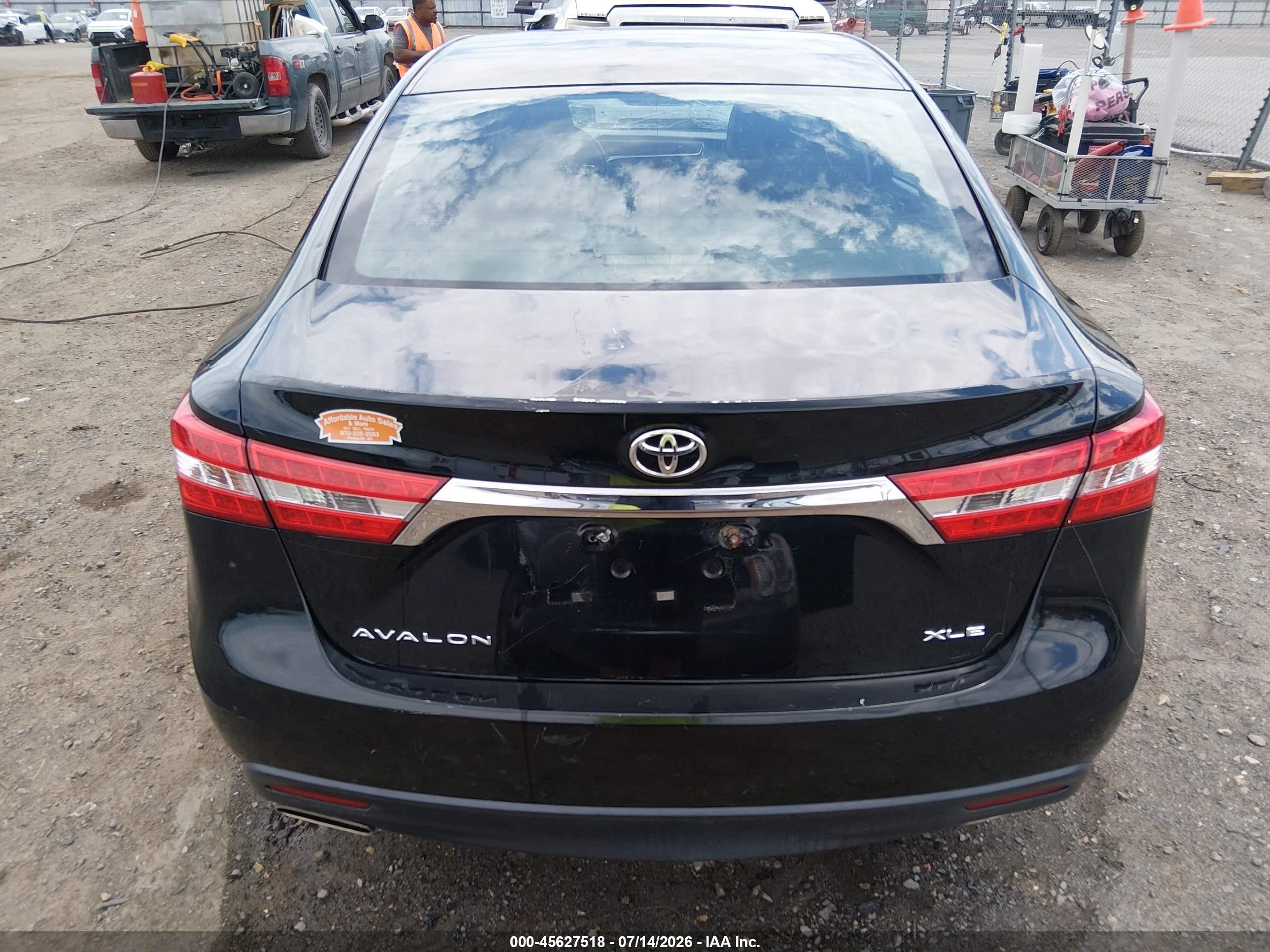 2013 Toyota Avalon Xle Black vin: 4T1BK1EB7DU025877