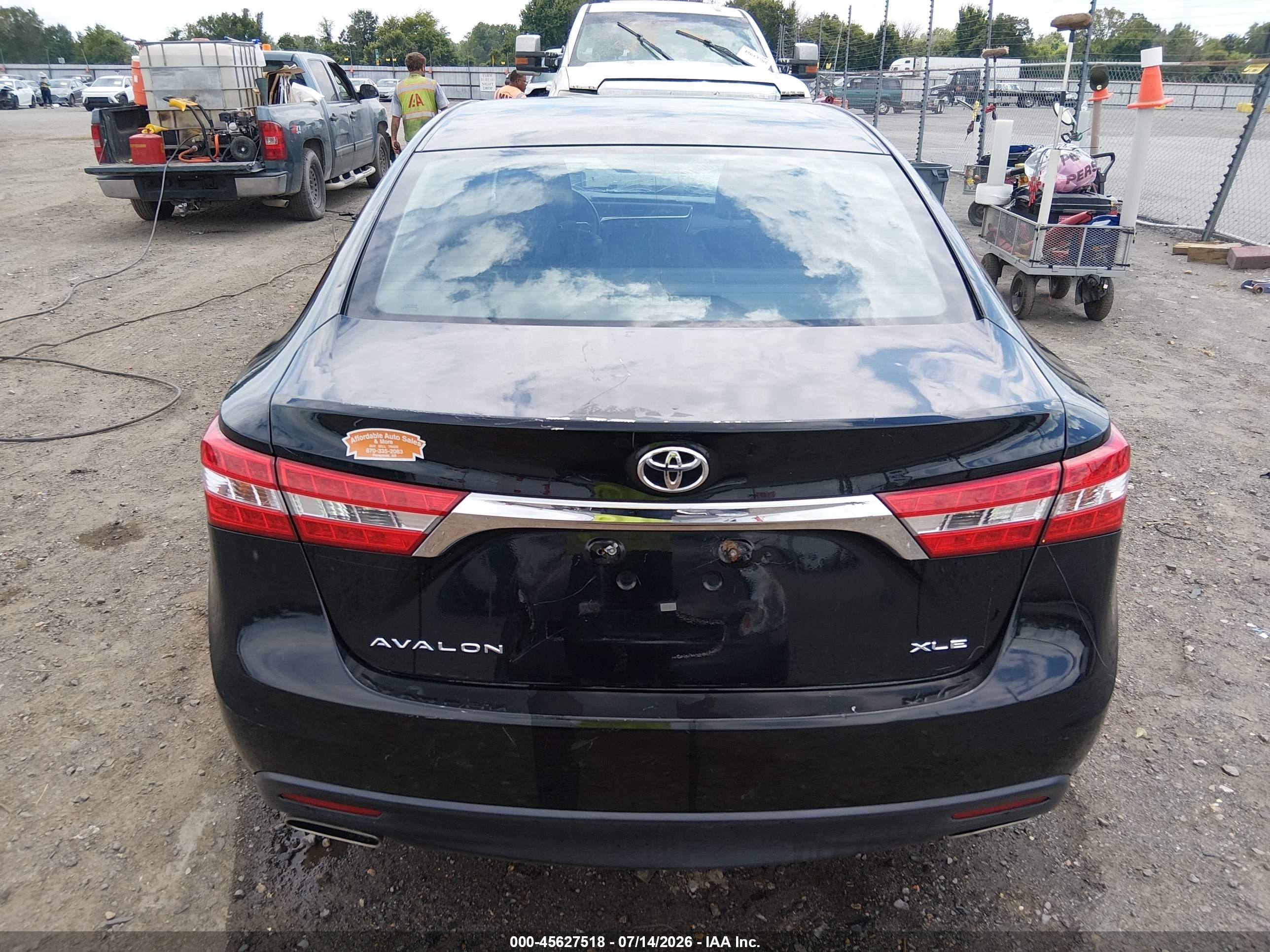 2013 Toyota Avalon Xle Black vin: 4T1BK1EB7DU025877