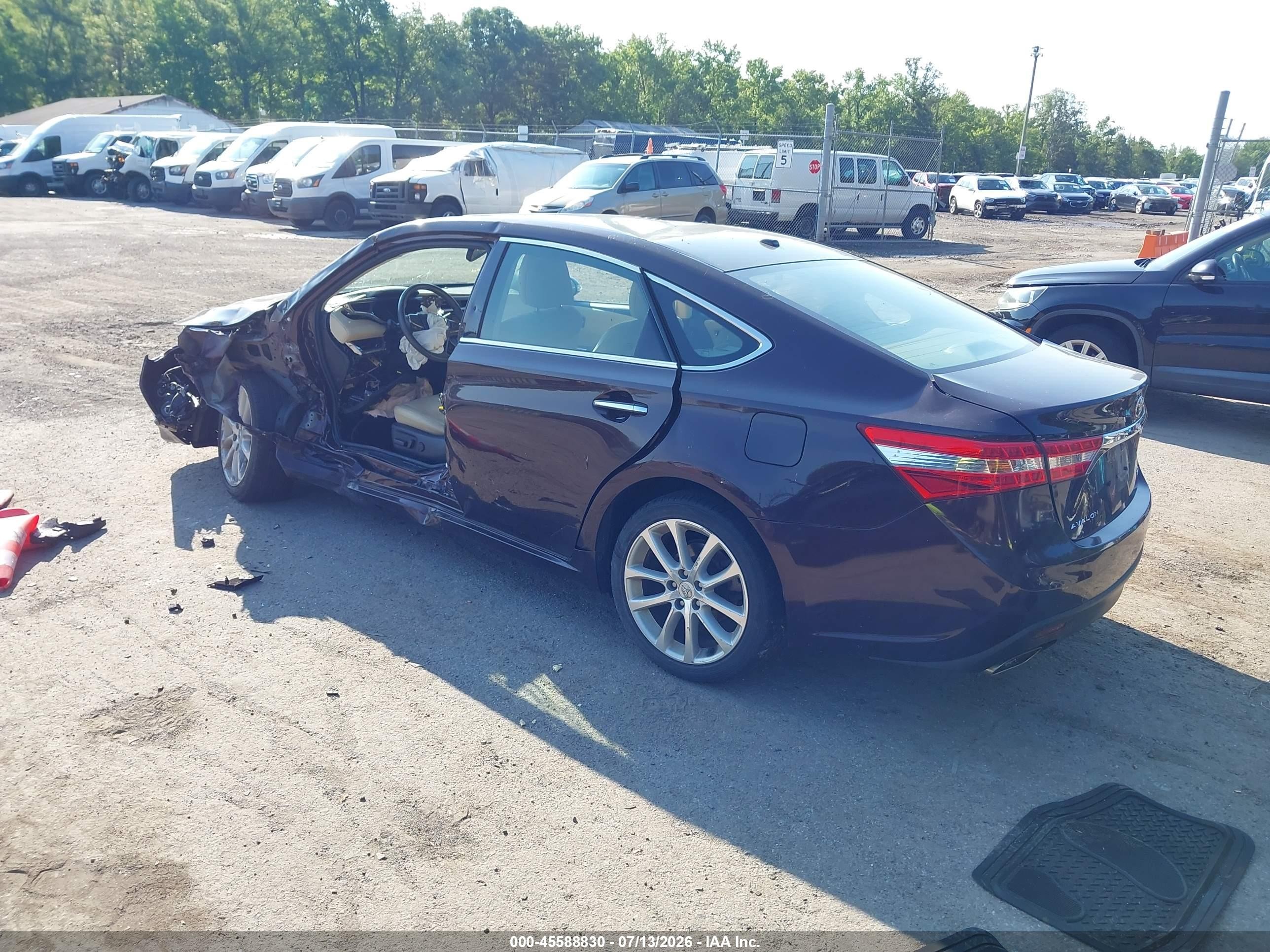 2013 Toyota Avalon Xle Touring Бордовый vin: 4T1BK1EB7DU038287