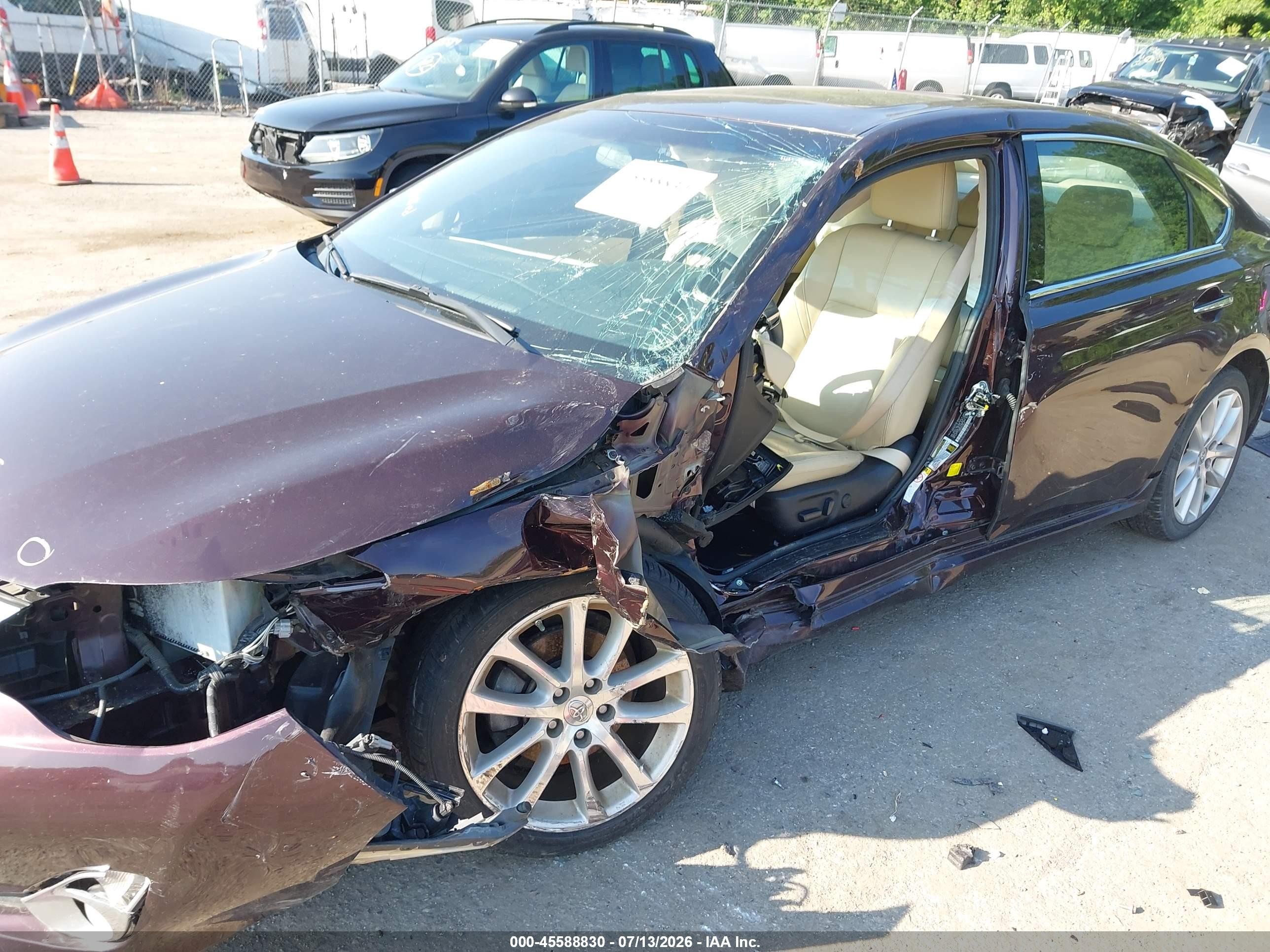 2013 Toyota Avalon Xle Touring Бордовый vin: 4T1BK1EB7DU038287