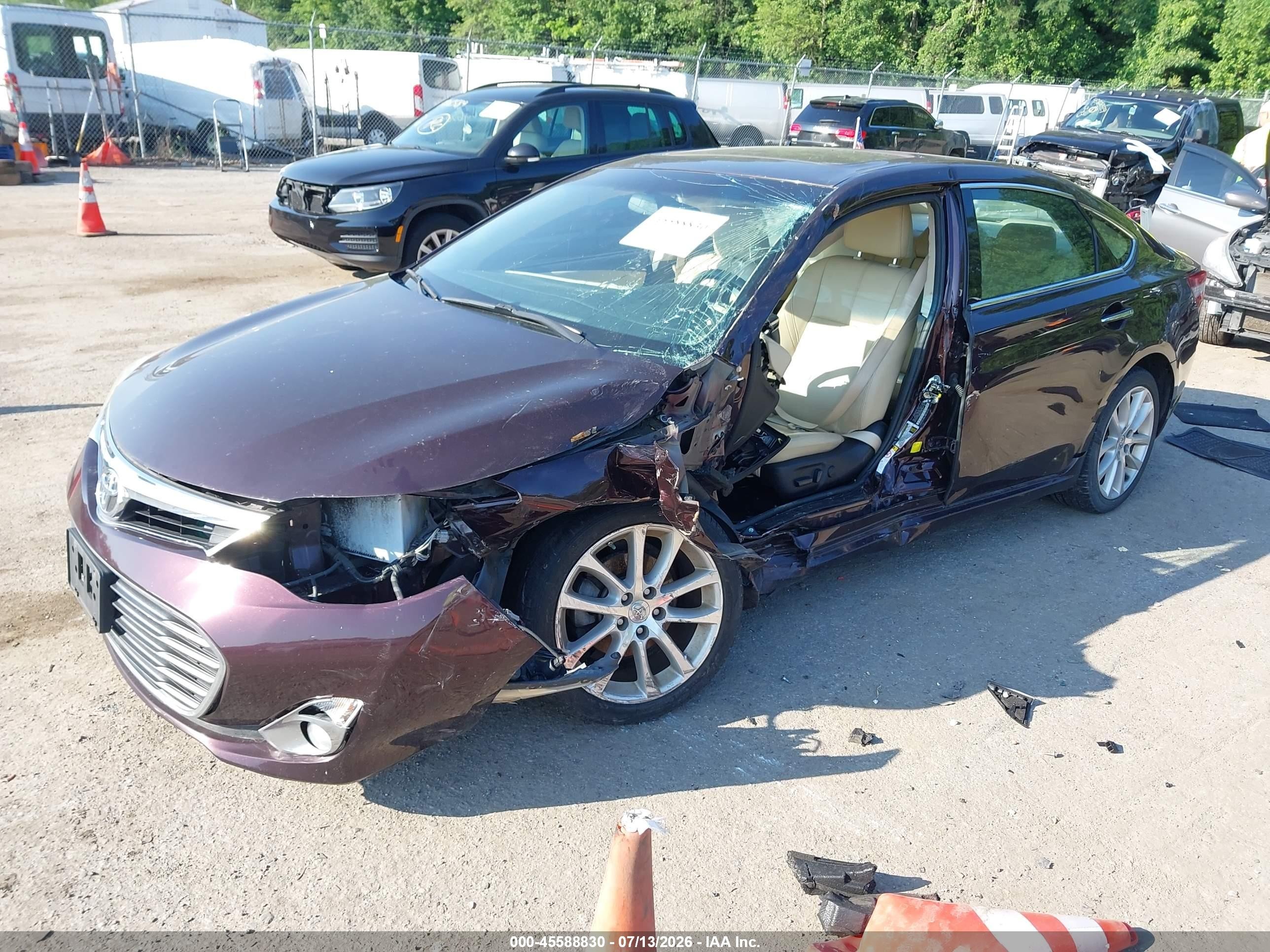 2013 Toyota Avalon Xle Touring Бордовый vin: 4T1BK1EB7DU038287