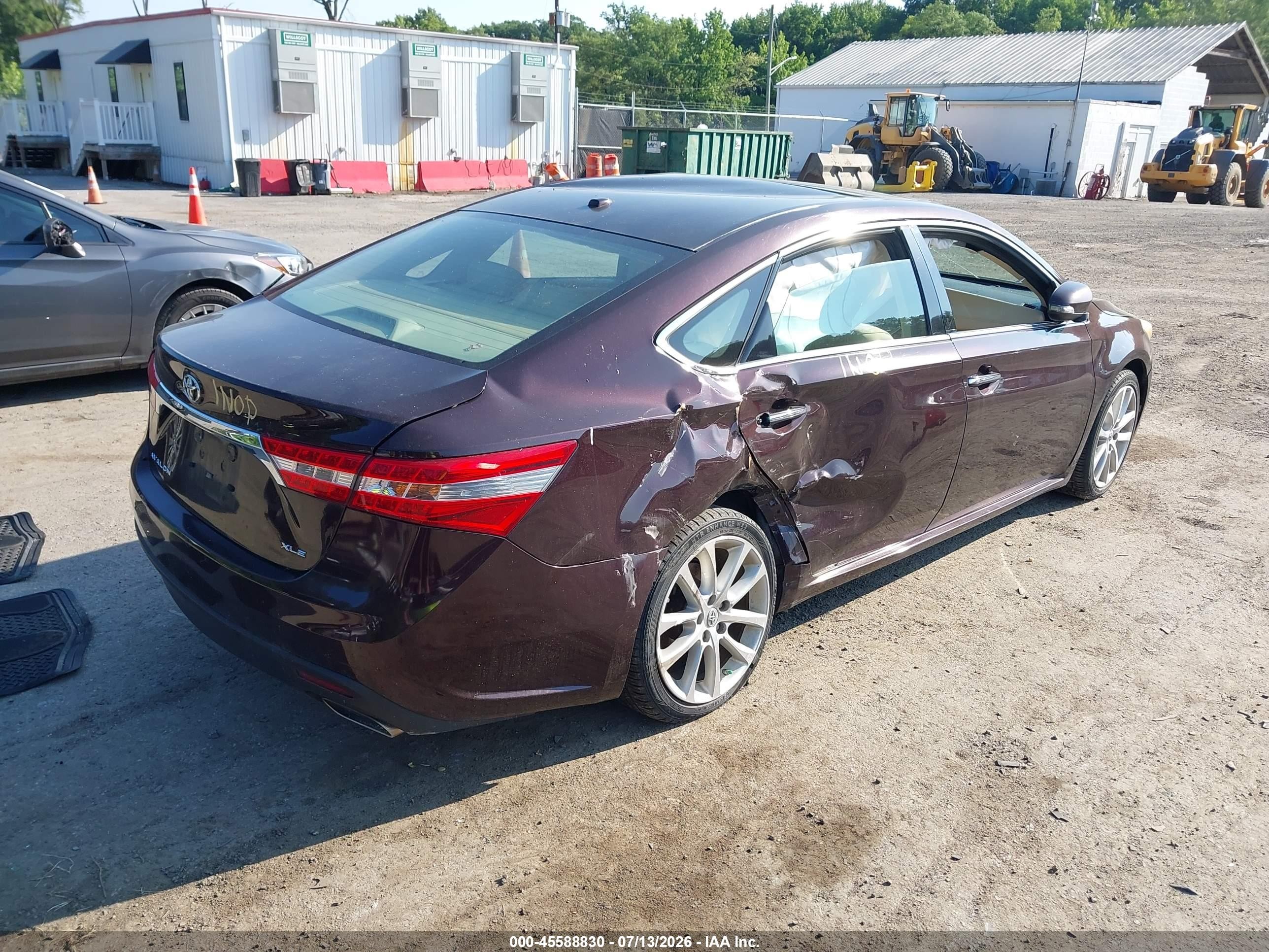 2013 Toyota Avalon Xle Touring Бордовый vin: 4T1BK1EB7DU038287