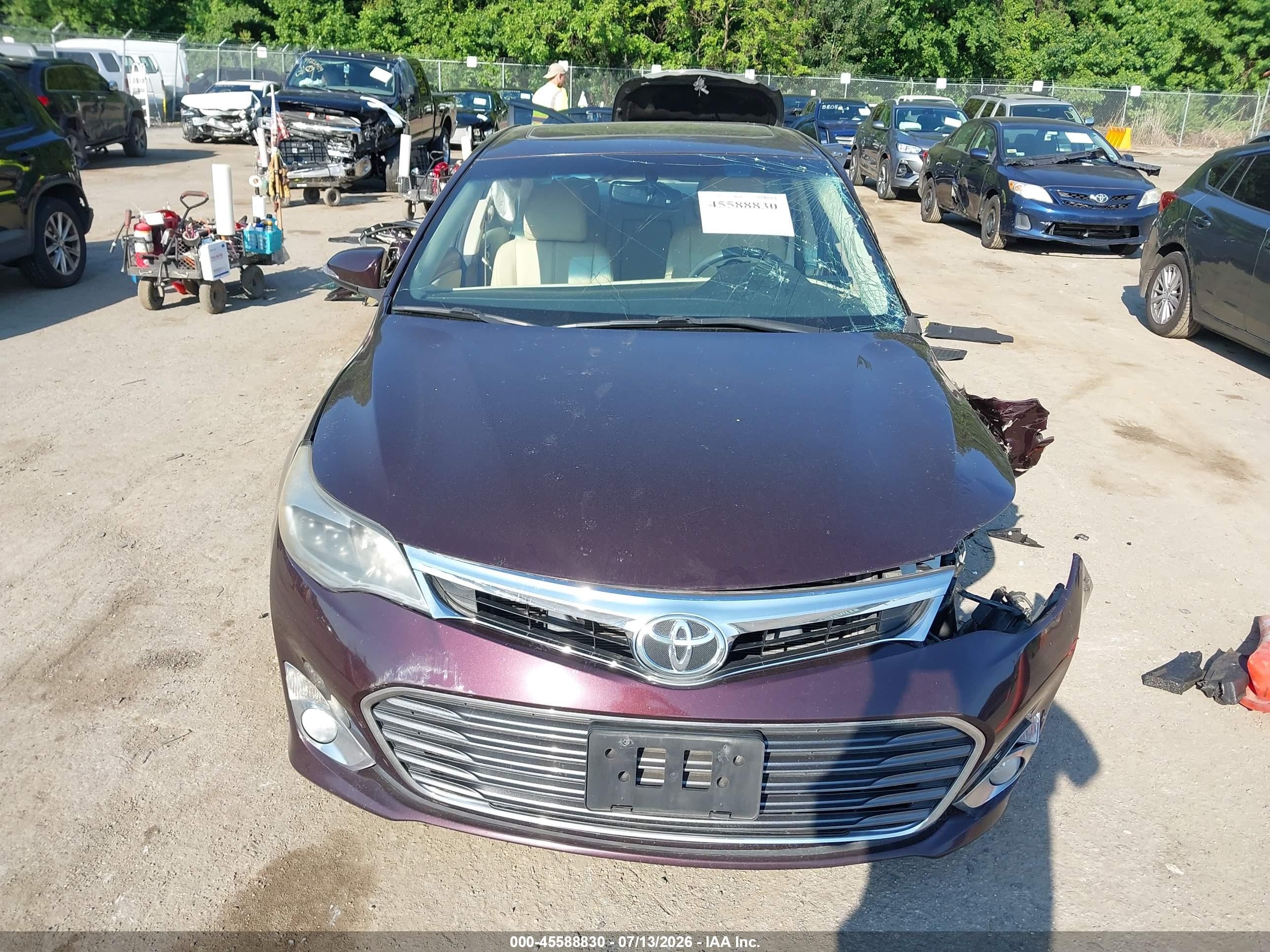 2013 Toyota Avalon Xle Touring Бордовый vin: 4T1BK1EB7DU038287
