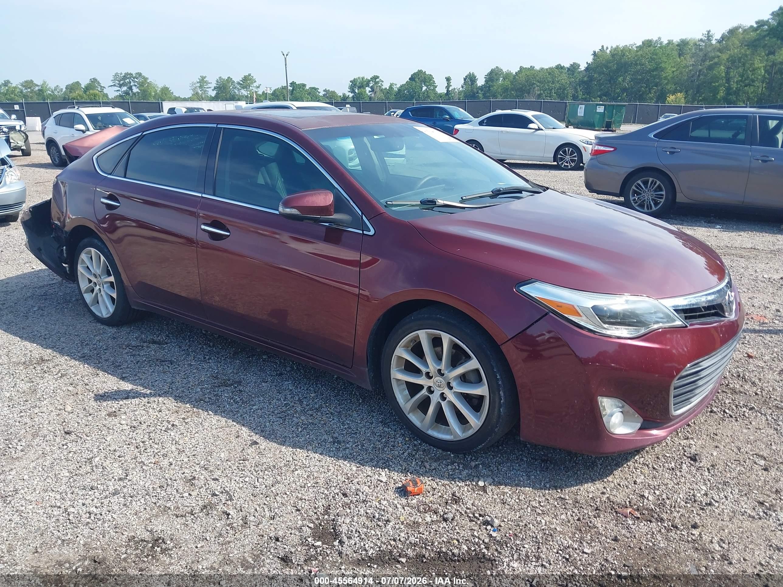 2013 Toyota Avalon Limited Red vin: 4T1BK1EB7DU041917