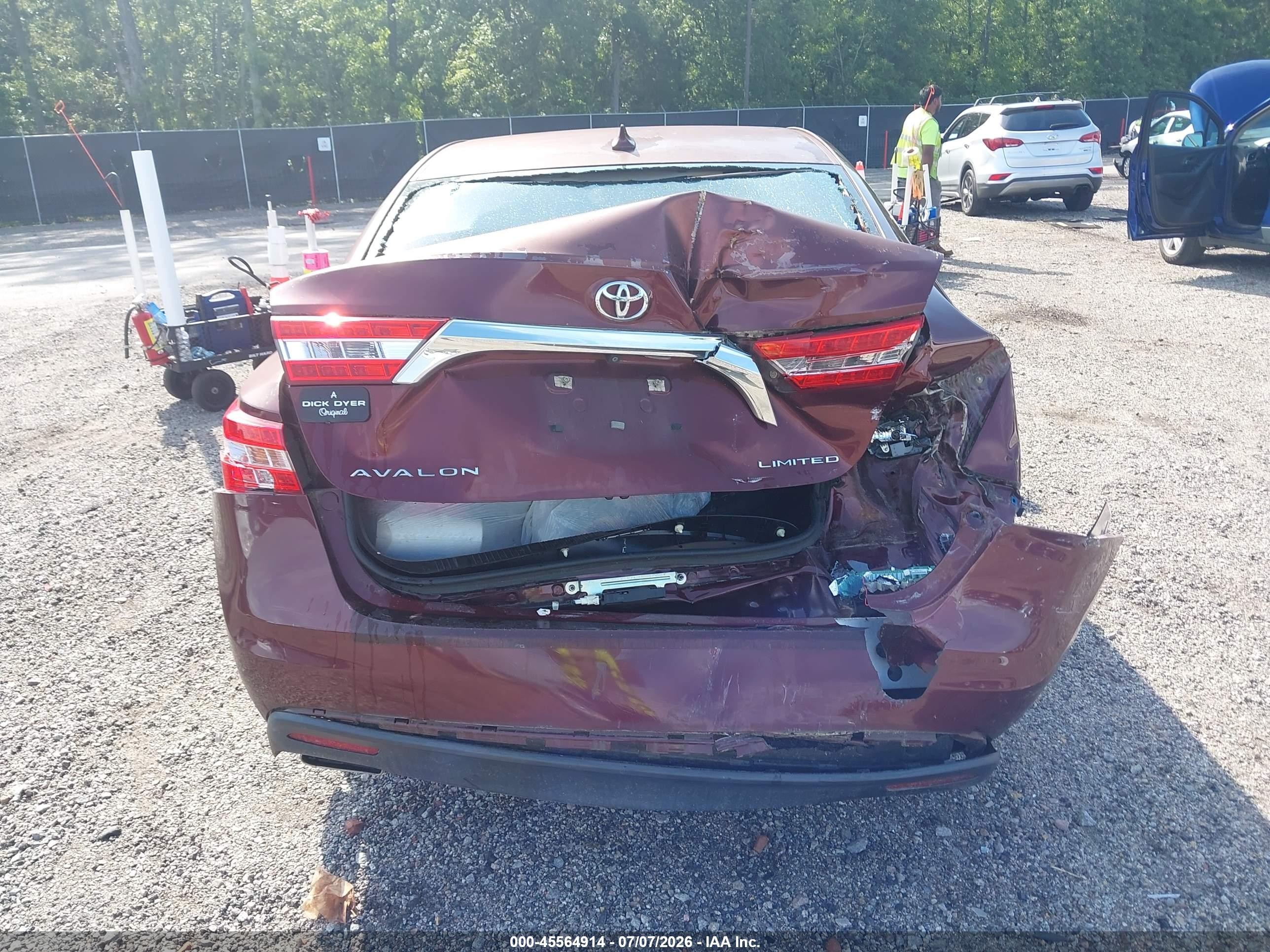 2013 Toyota Avalon Limited Red vin: 4T1BK1EB7DU041917
