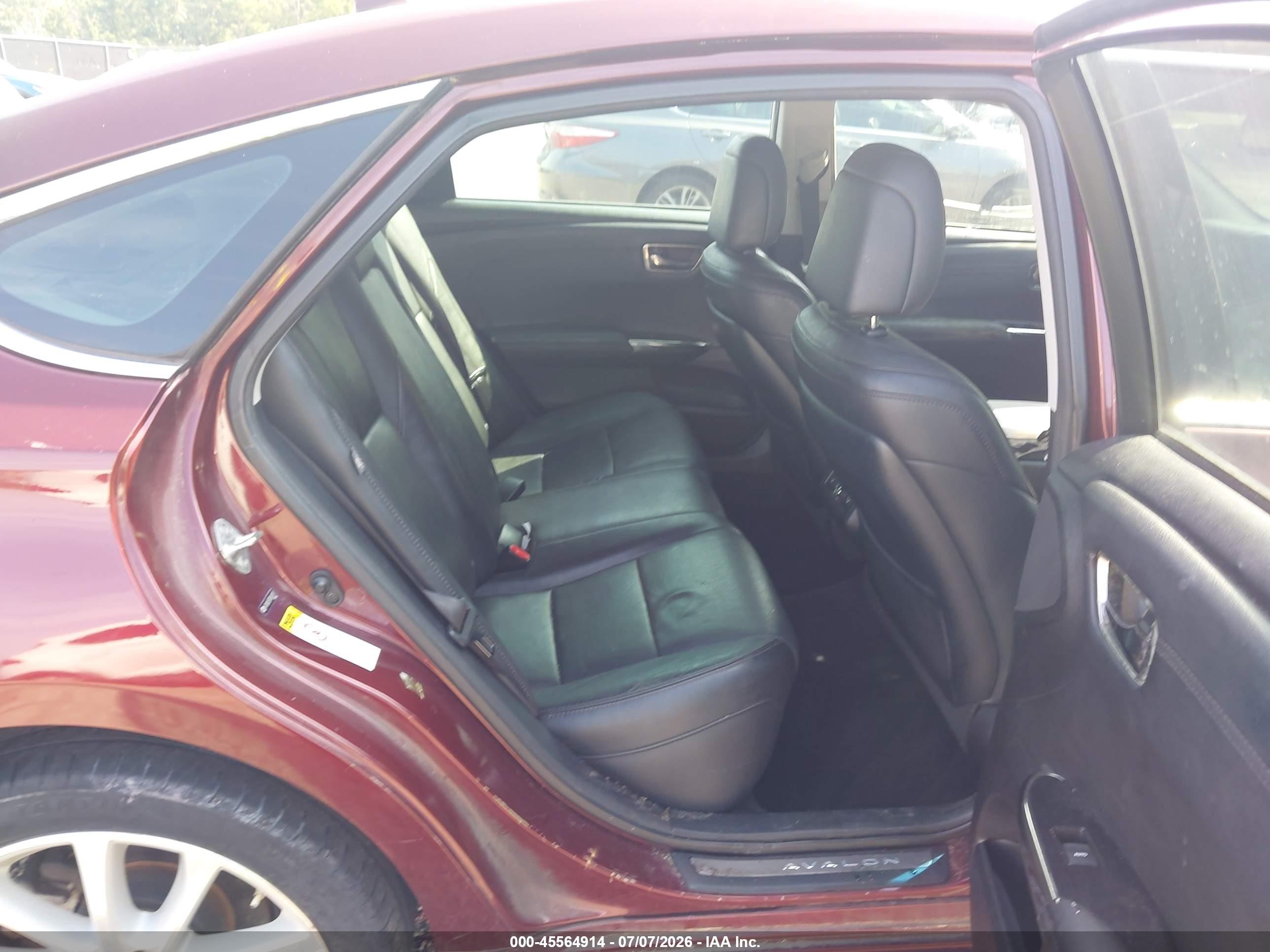 2013 Toyota Avalon Limited Red vin: 4T1BK1EB7DU041917