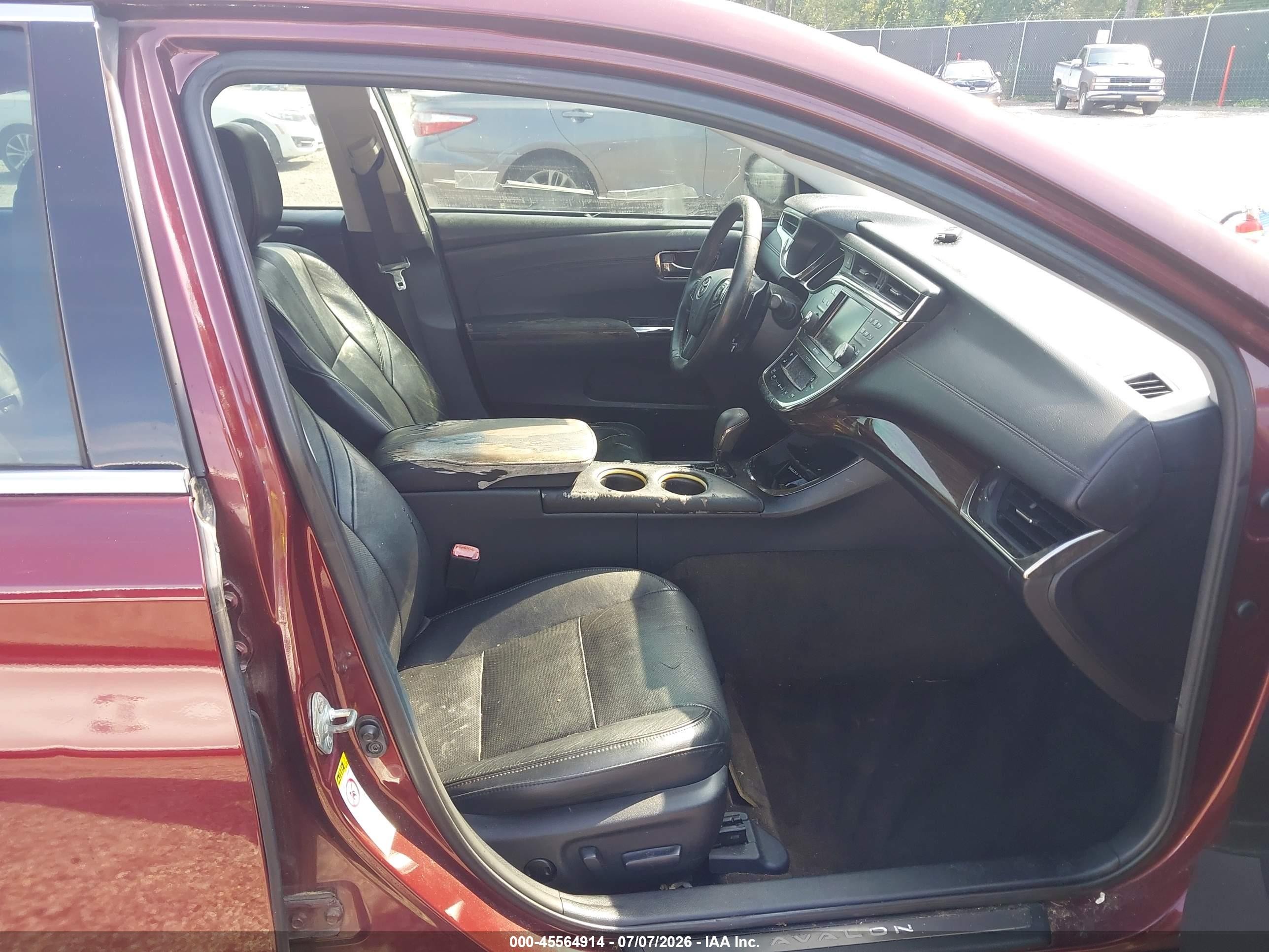 2013 Toyota Avalon Limited Red vin: 4T1BK1EB7DU041917