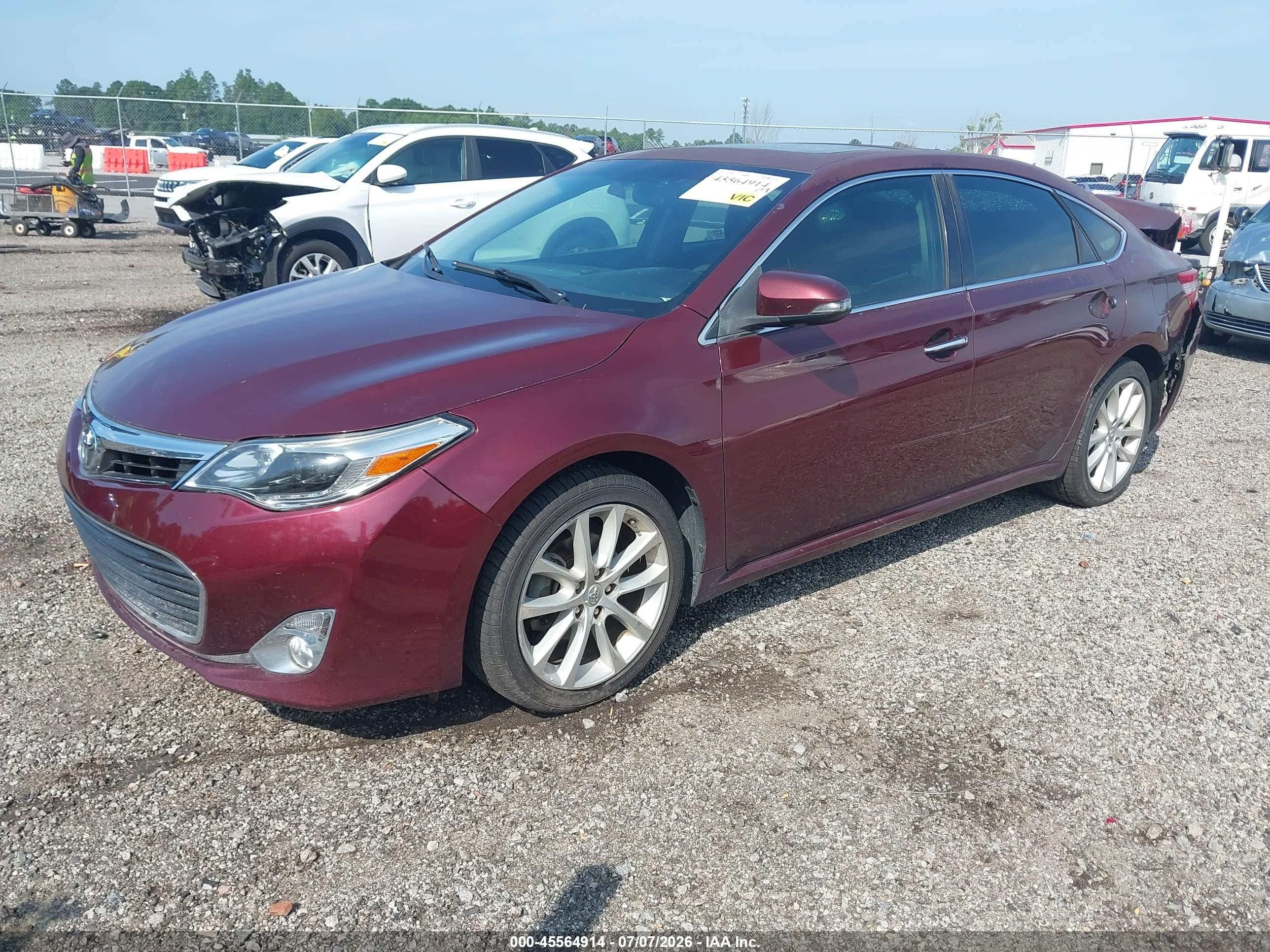 2013 Toyota Avalon Limited Red vin: 4T1BK1EB7DU041917