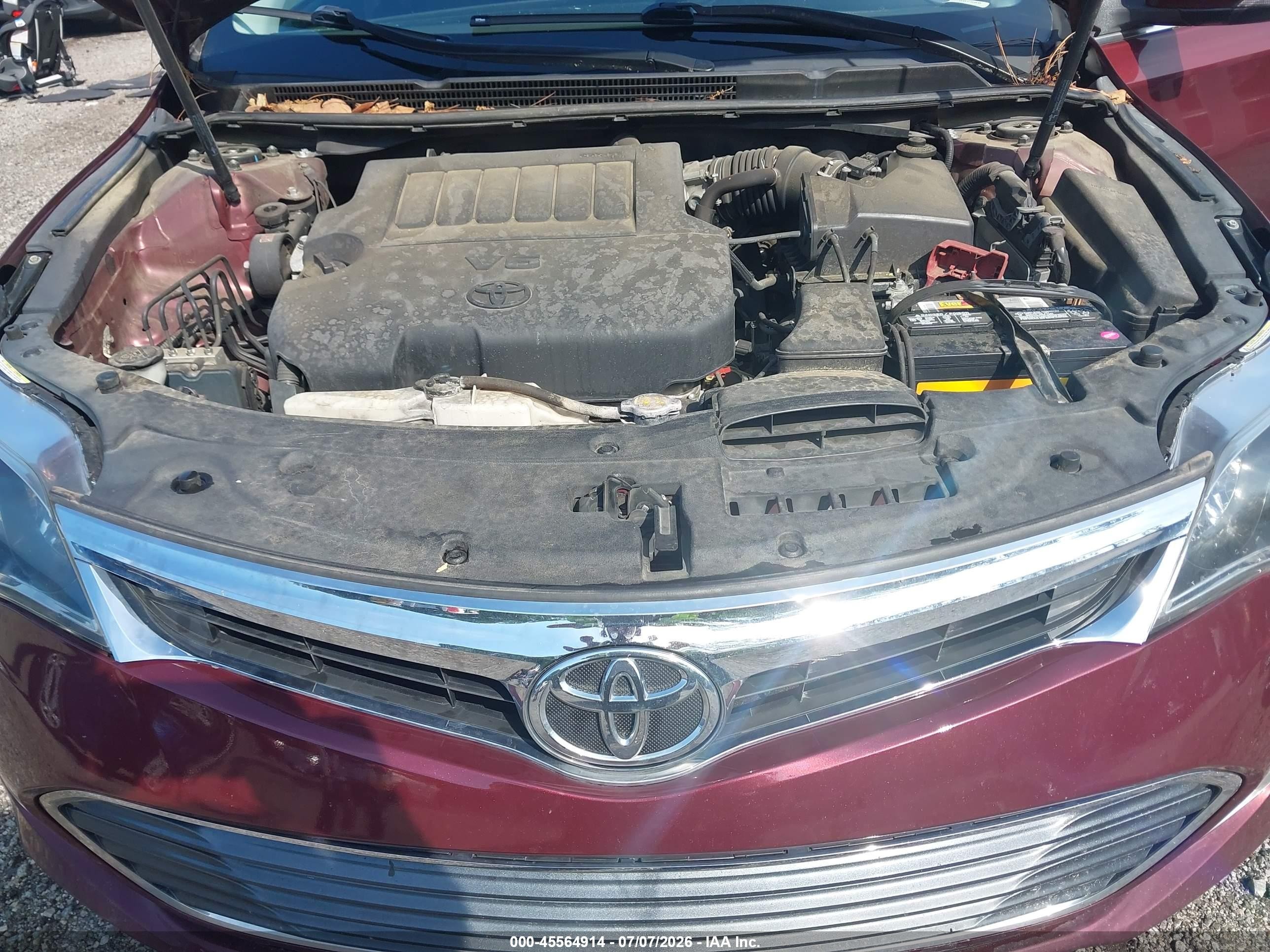2013 Toyota Avalon Limited Red vin: 4T1BK1EB7DU041917