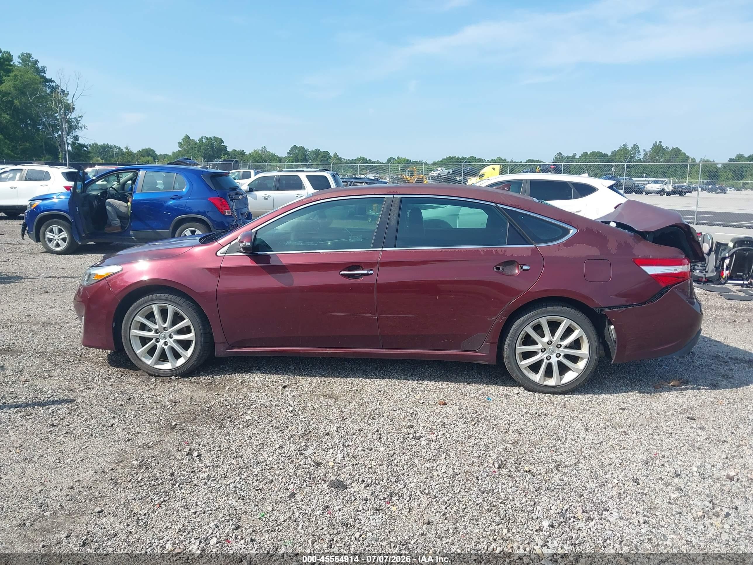 2013 Toyota Avalon Limited Red vin: 4T1BK1EB7DU041917